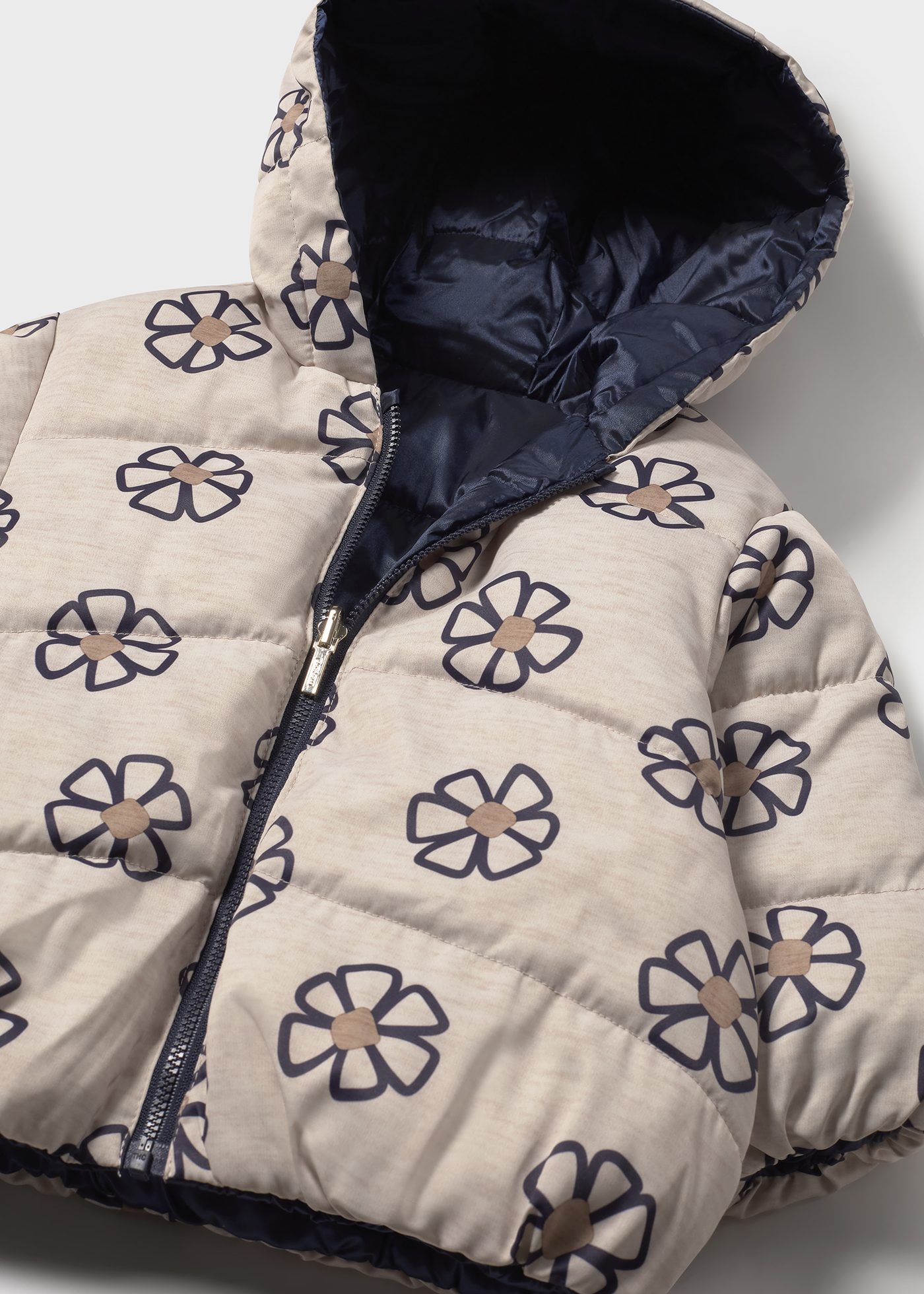 Baby reversible printed coat