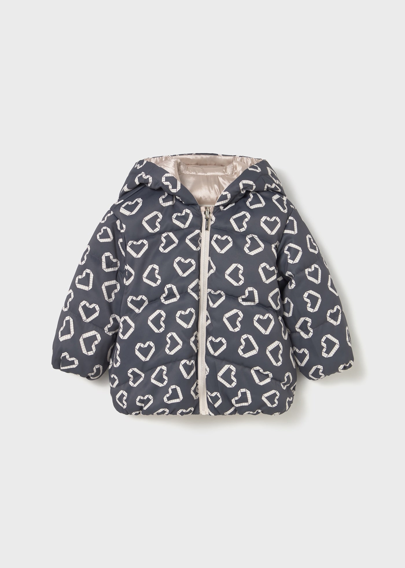 Chamarra reversible estampado bebé