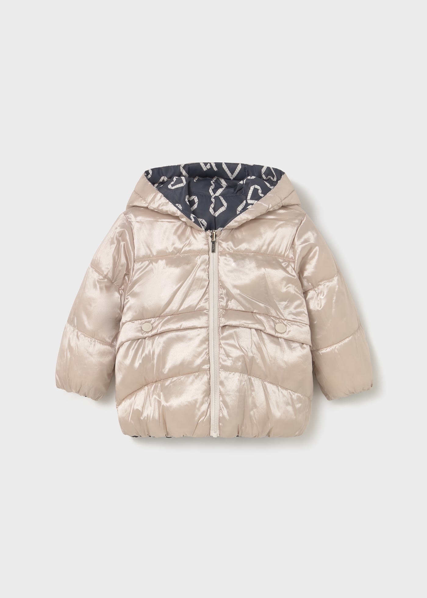 Manteau réversible imprimé bébé