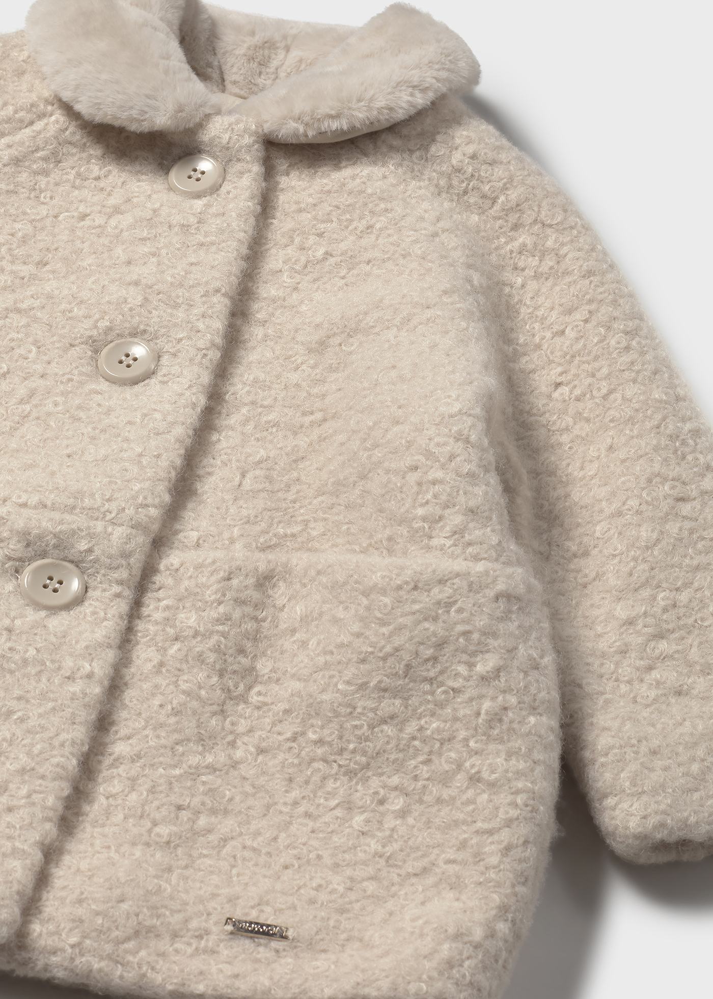 Manteau imitation mouton bébé