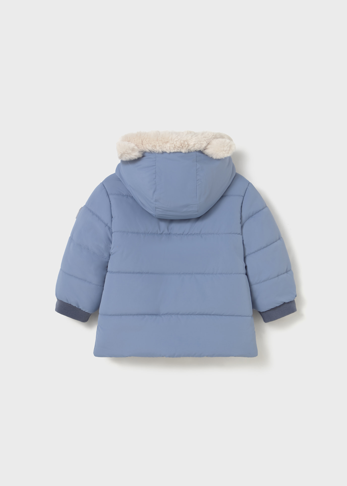 Baby fur lined coat