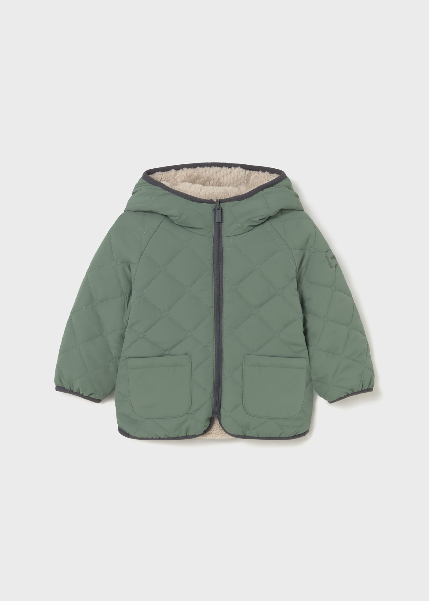 Manteau réversible unisexe bébé