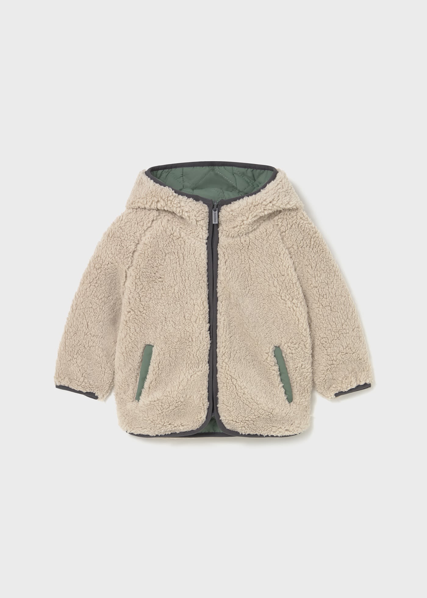 Manteau réversible unisexe bébé