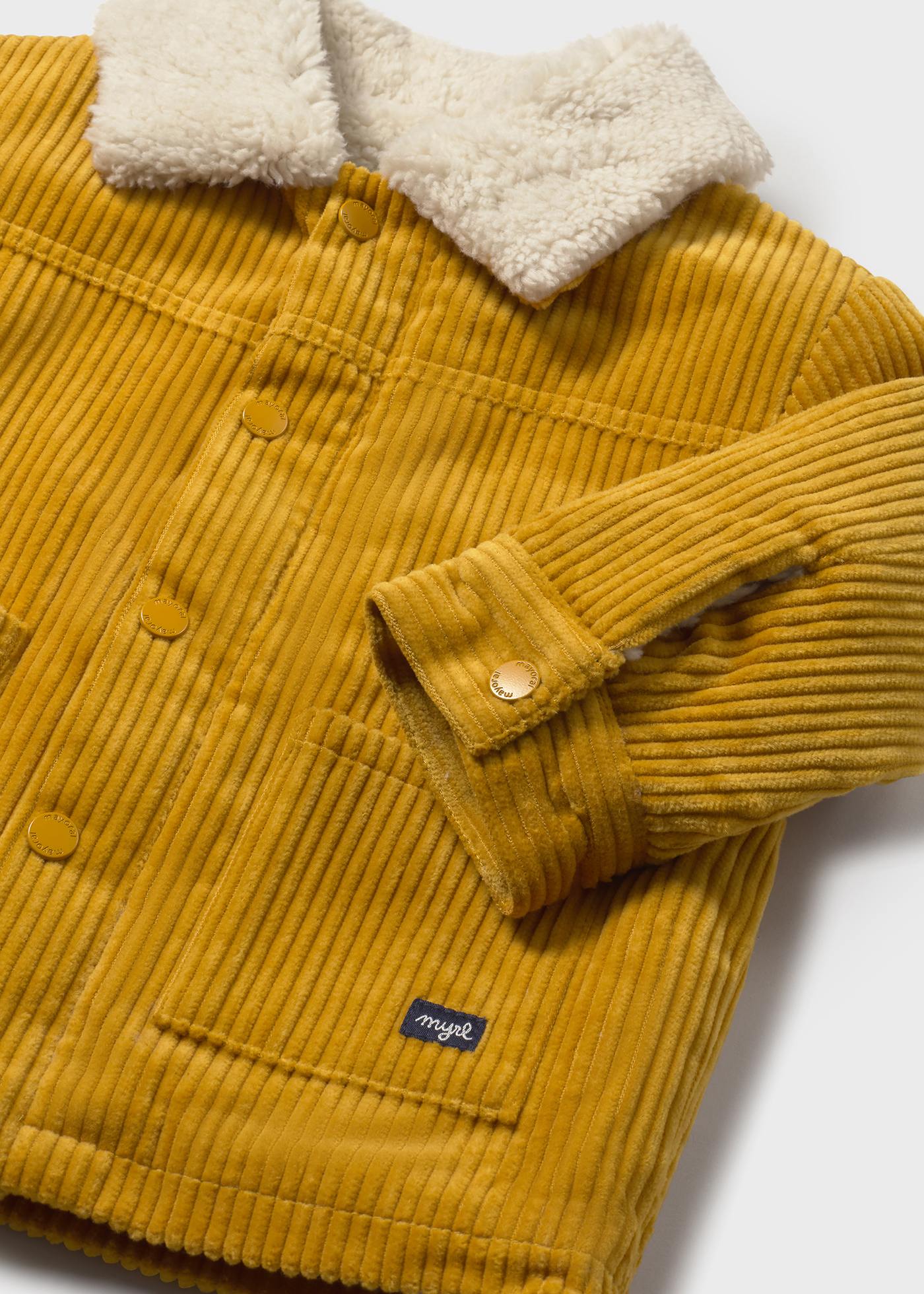 Manteau en velours côtelé unisexe bébé