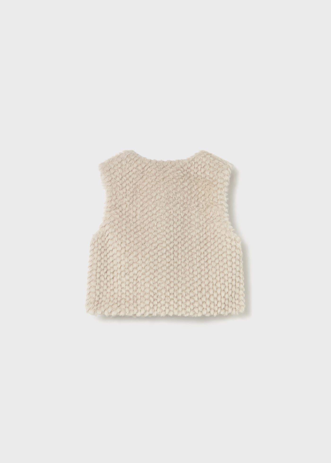 Baby fluffy waistcoat