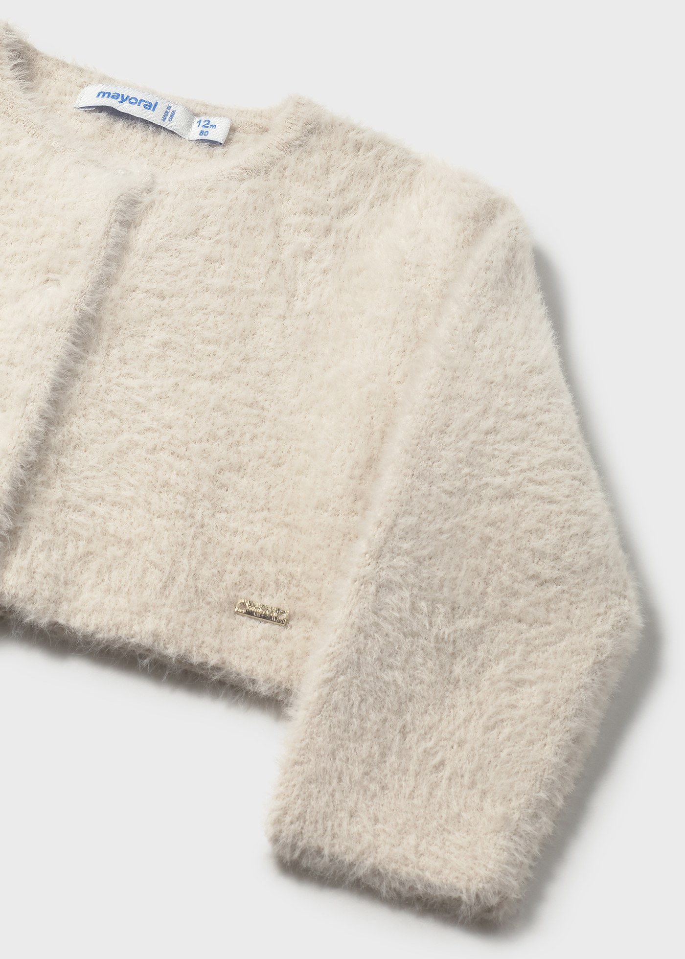 Suéter tricot pelo bebé