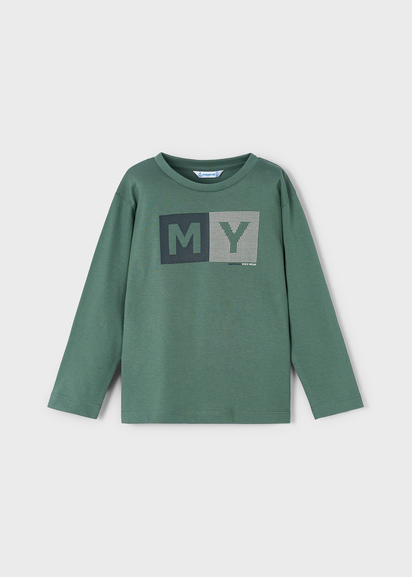 Camiseta letras básica niño