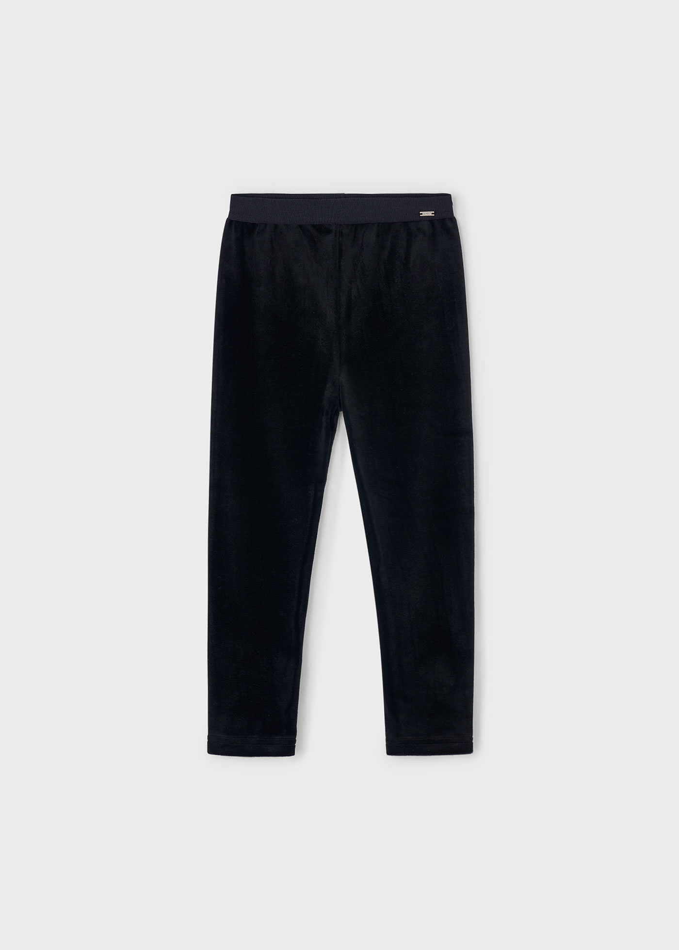 Aksamitne legginsy dziewczęce basic