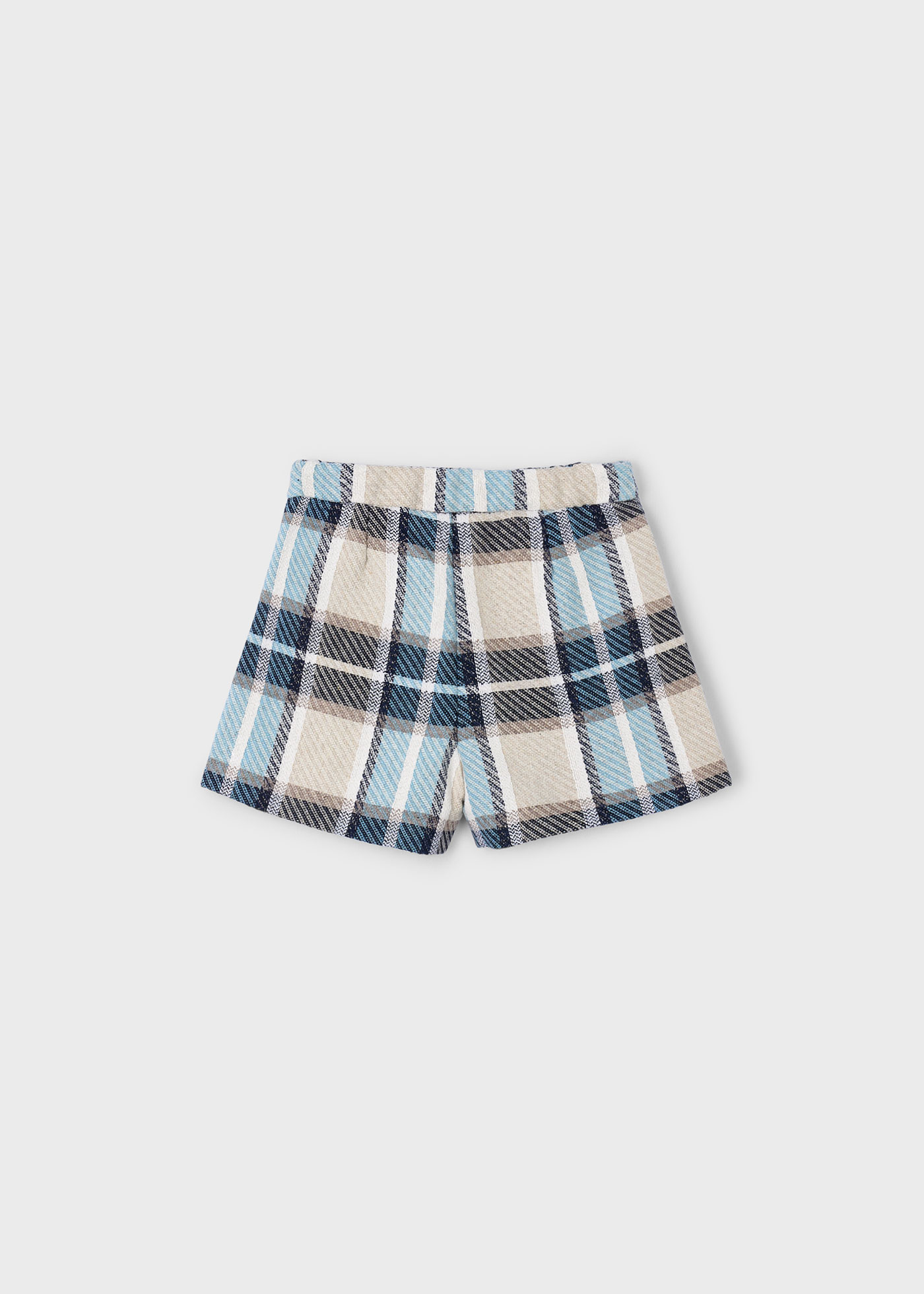 Short à carreaux fille