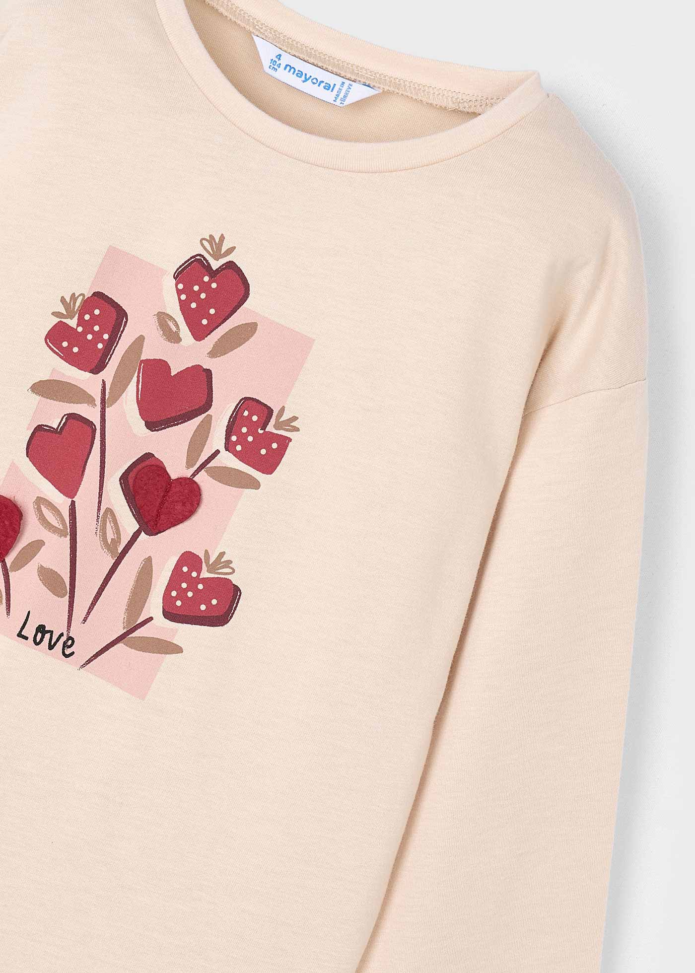 Shirt Motivdruck Mädchen