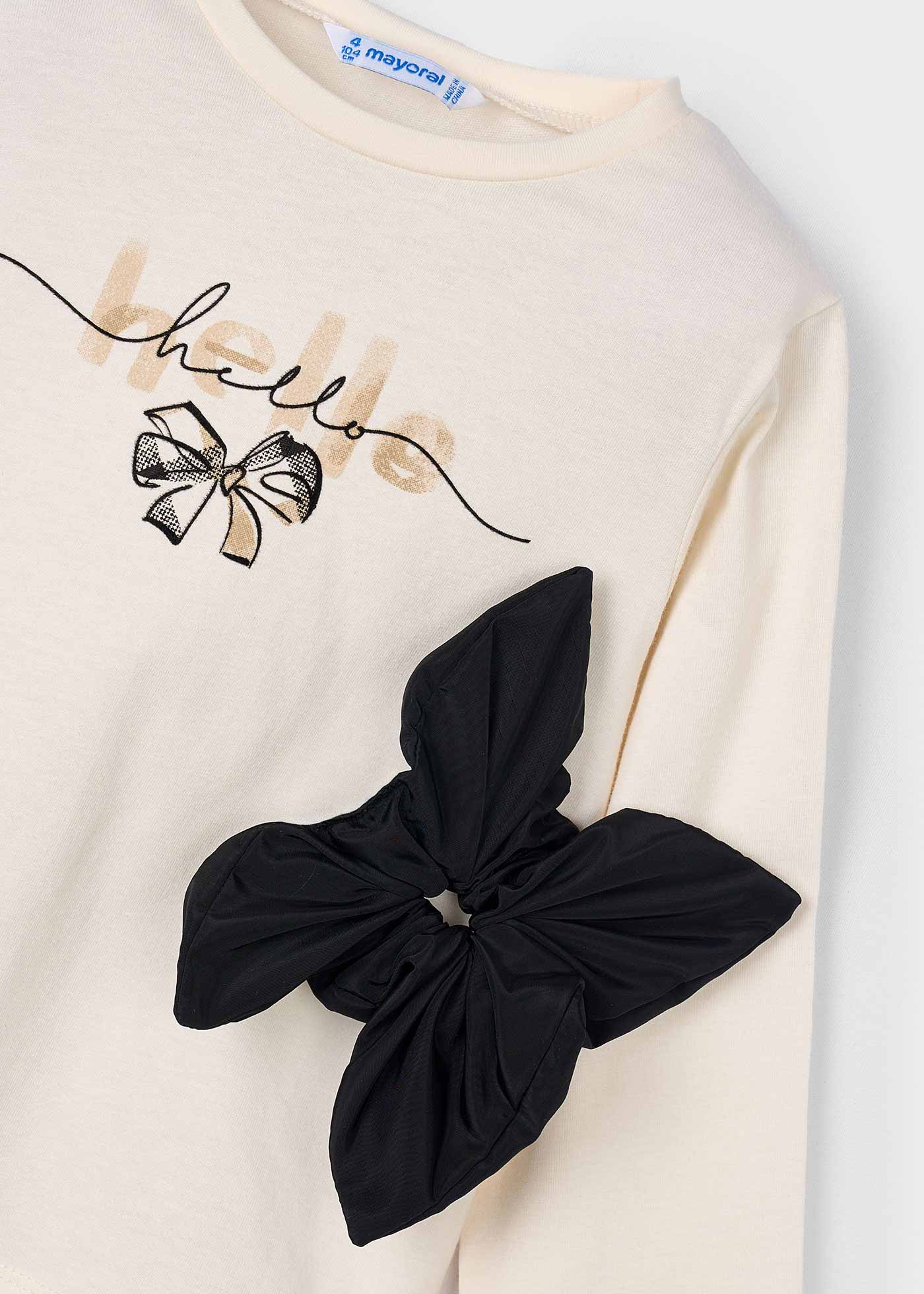 Camisola com fita menina Camisola com fita menina