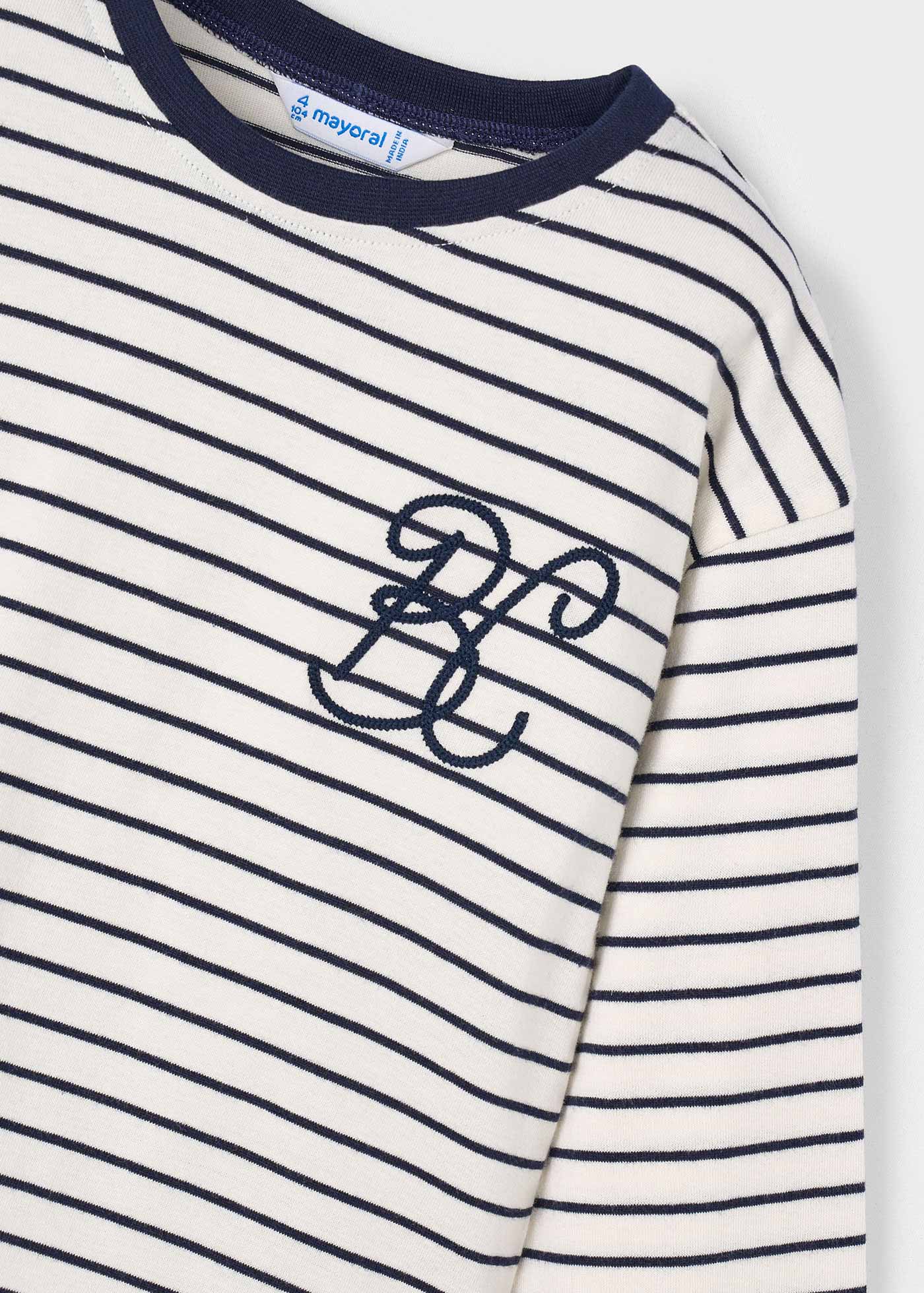 T-shirt rayé unisexe