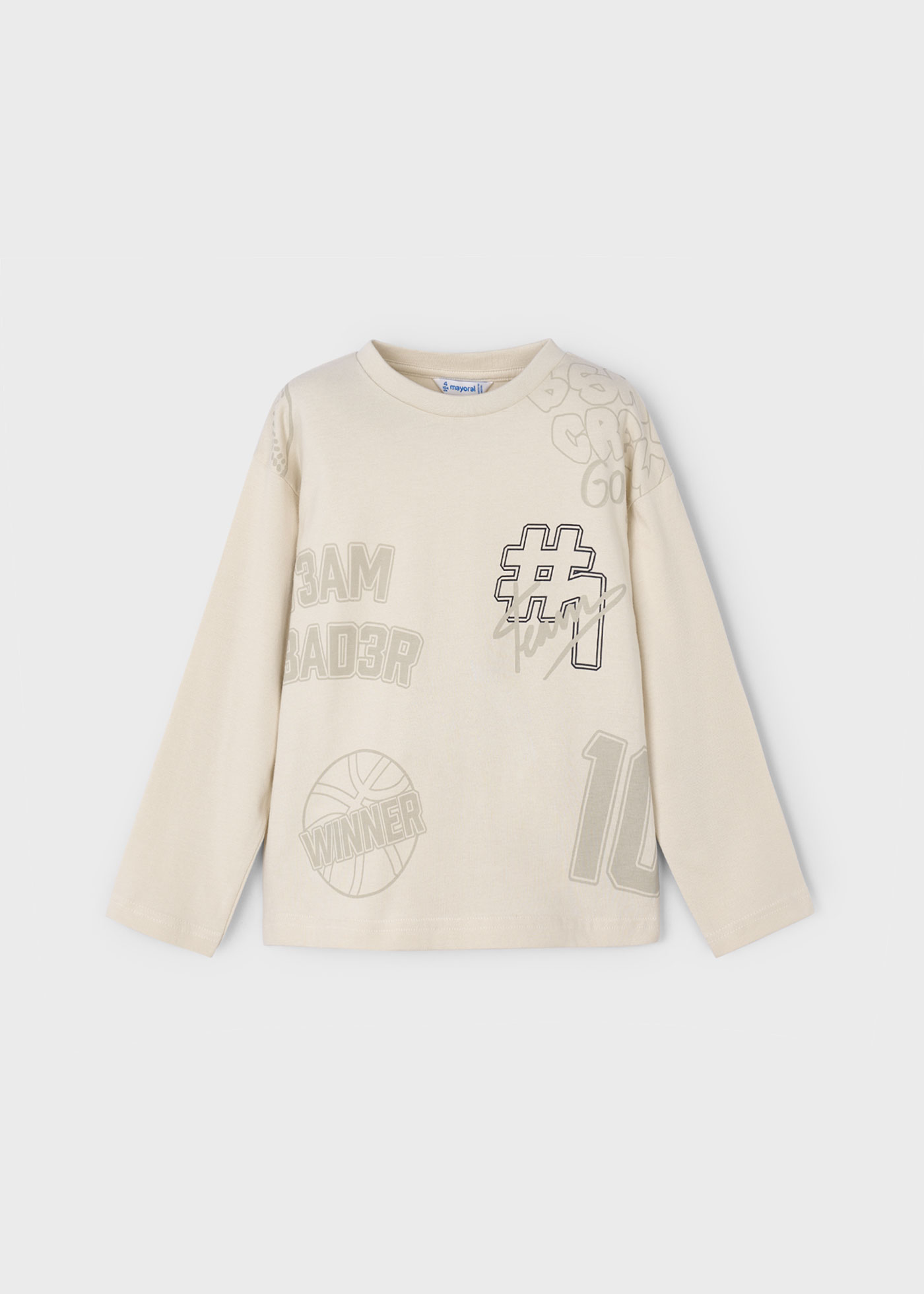 Girls long sleeved print shirt