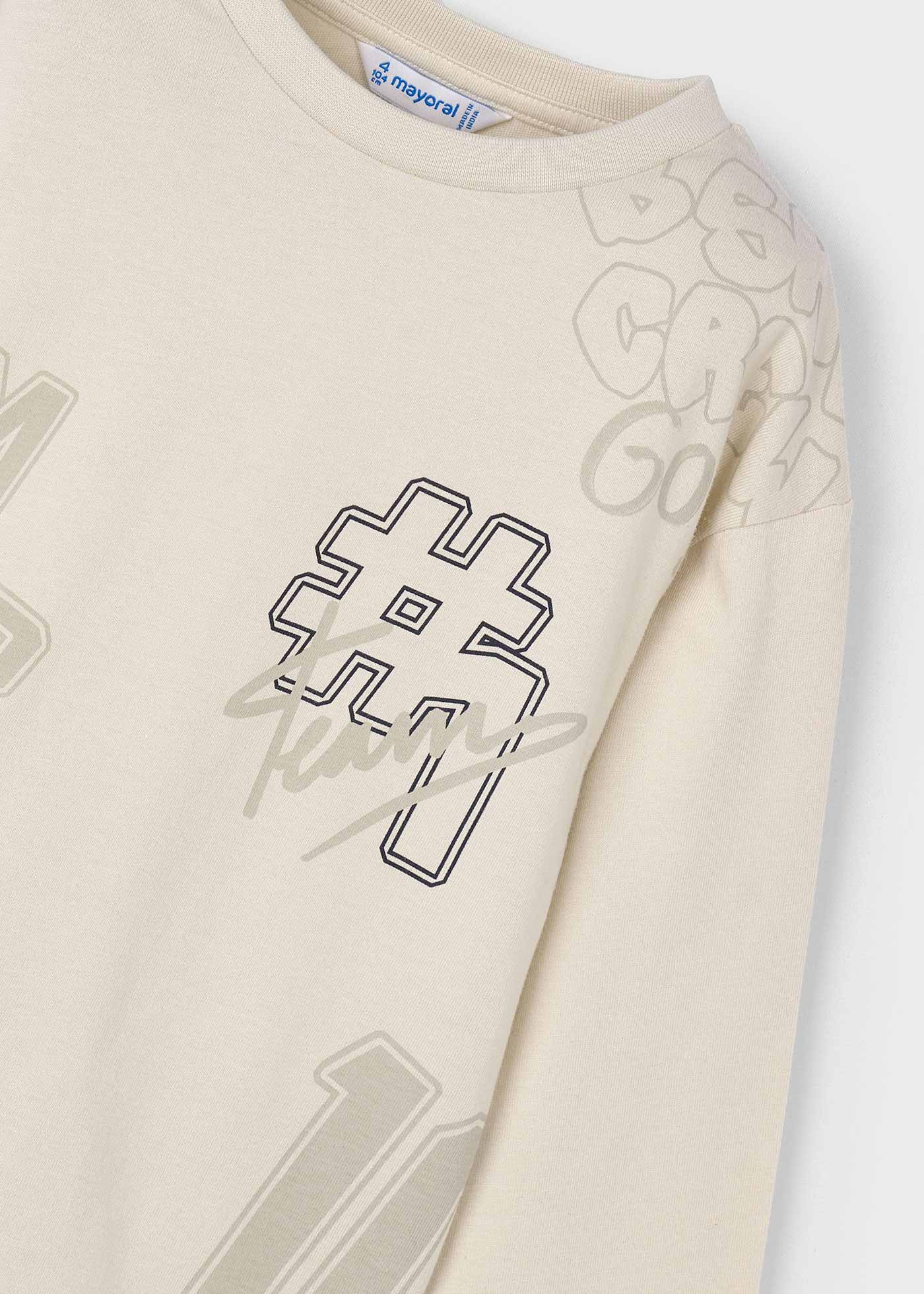 Girls long sleeved print shirt