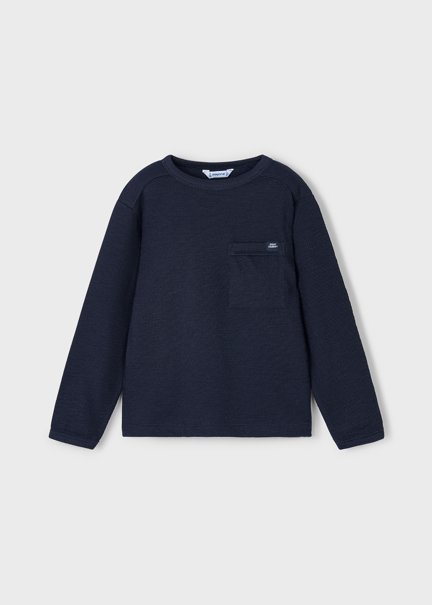 Boys plain long sleeved shirt
