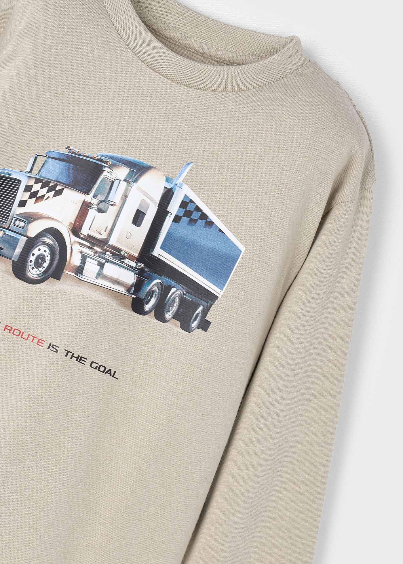 Boys long sleeved lorry shirt