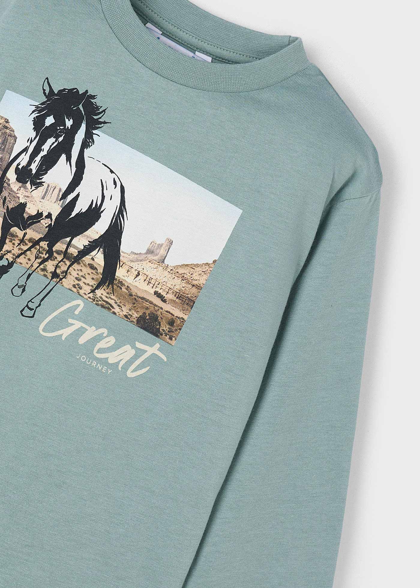 Boy Horse Print T-Shirt