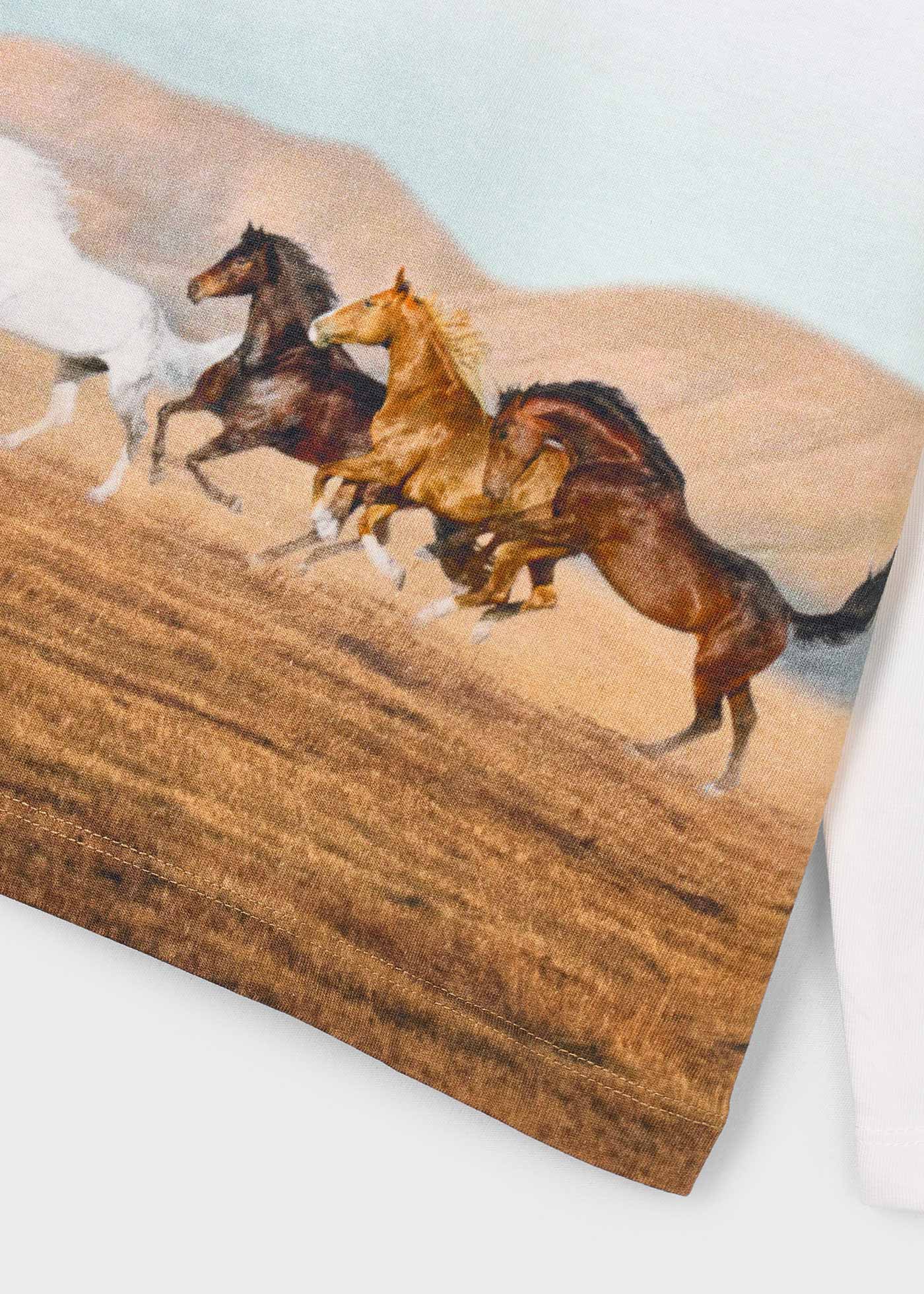 Boys scene print t-shirt