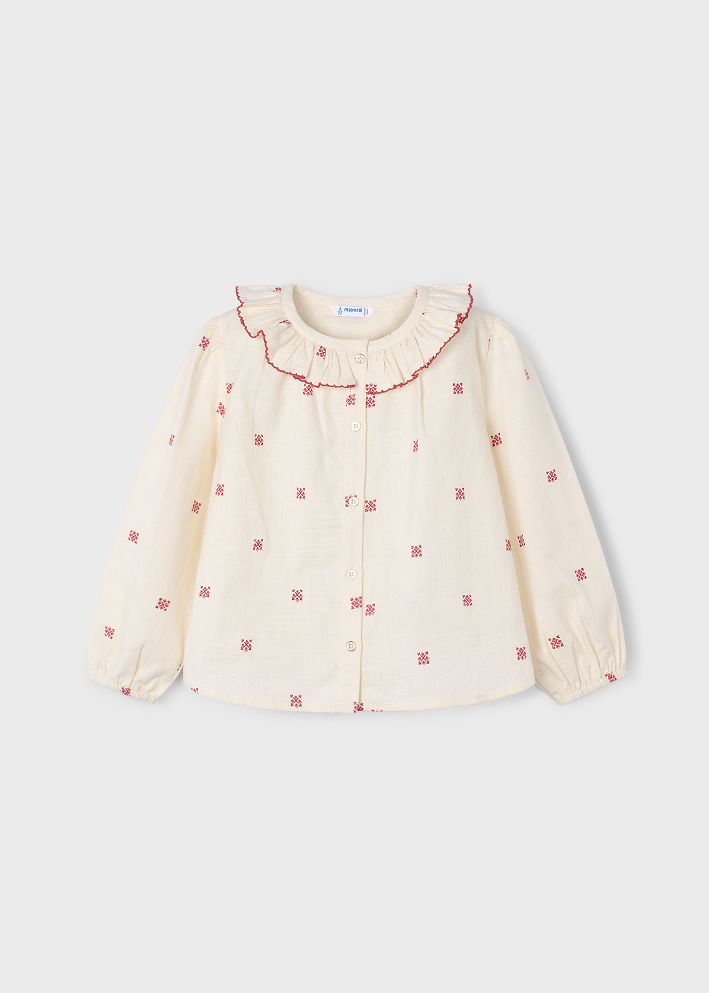 Girls printed blouse