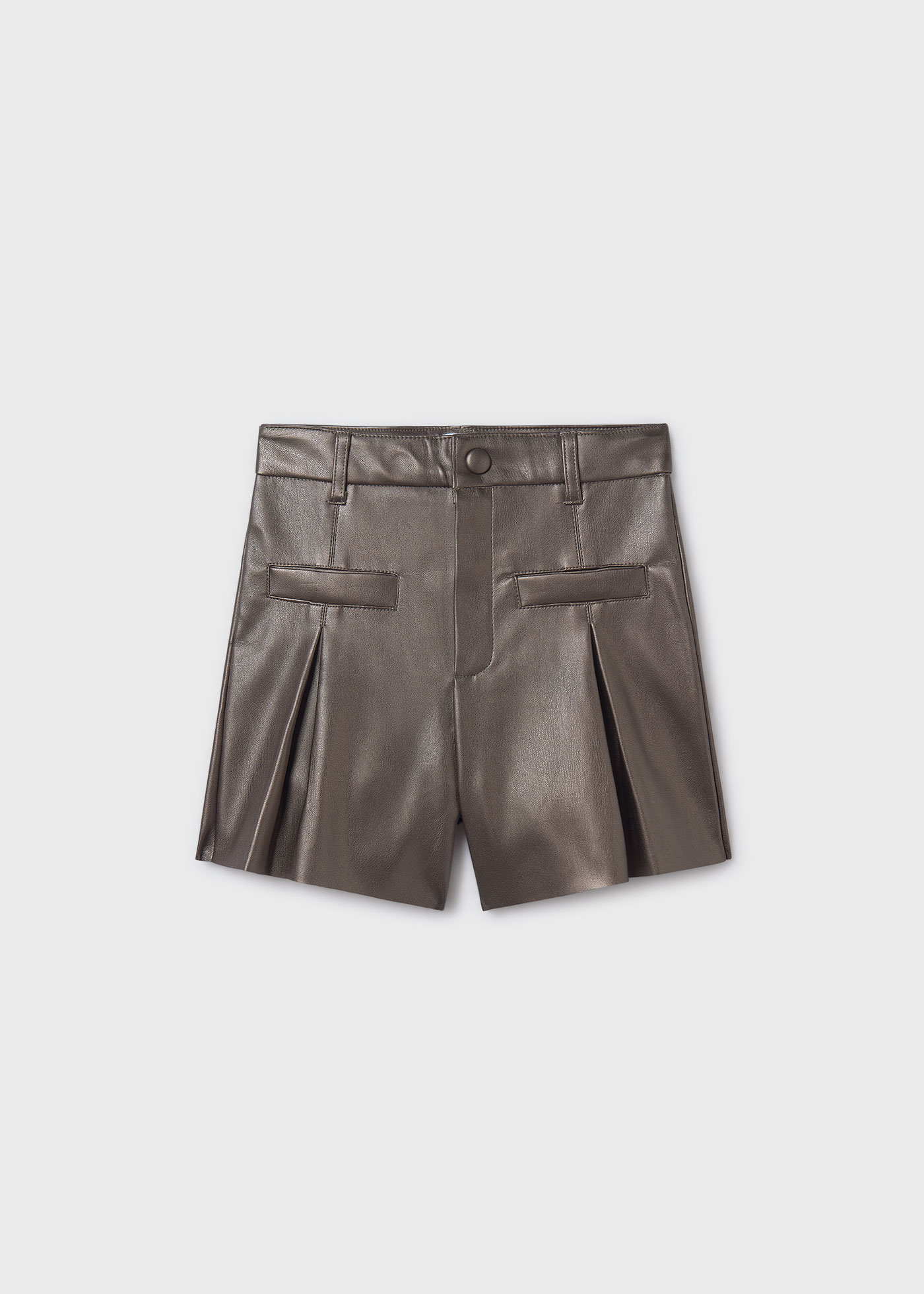 Girl Faux Leather Shorts