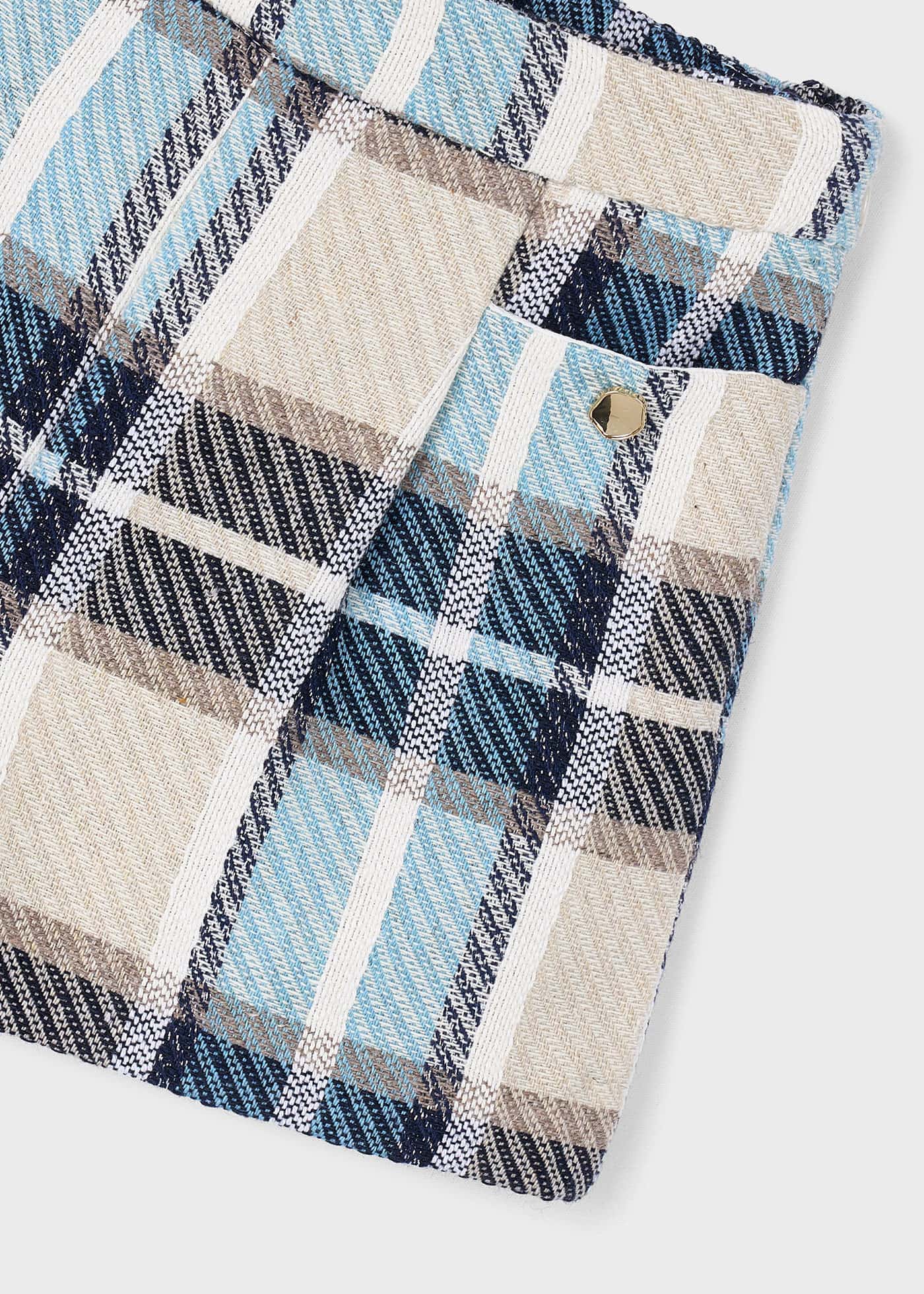 Pantaloni scurti carouri fetita