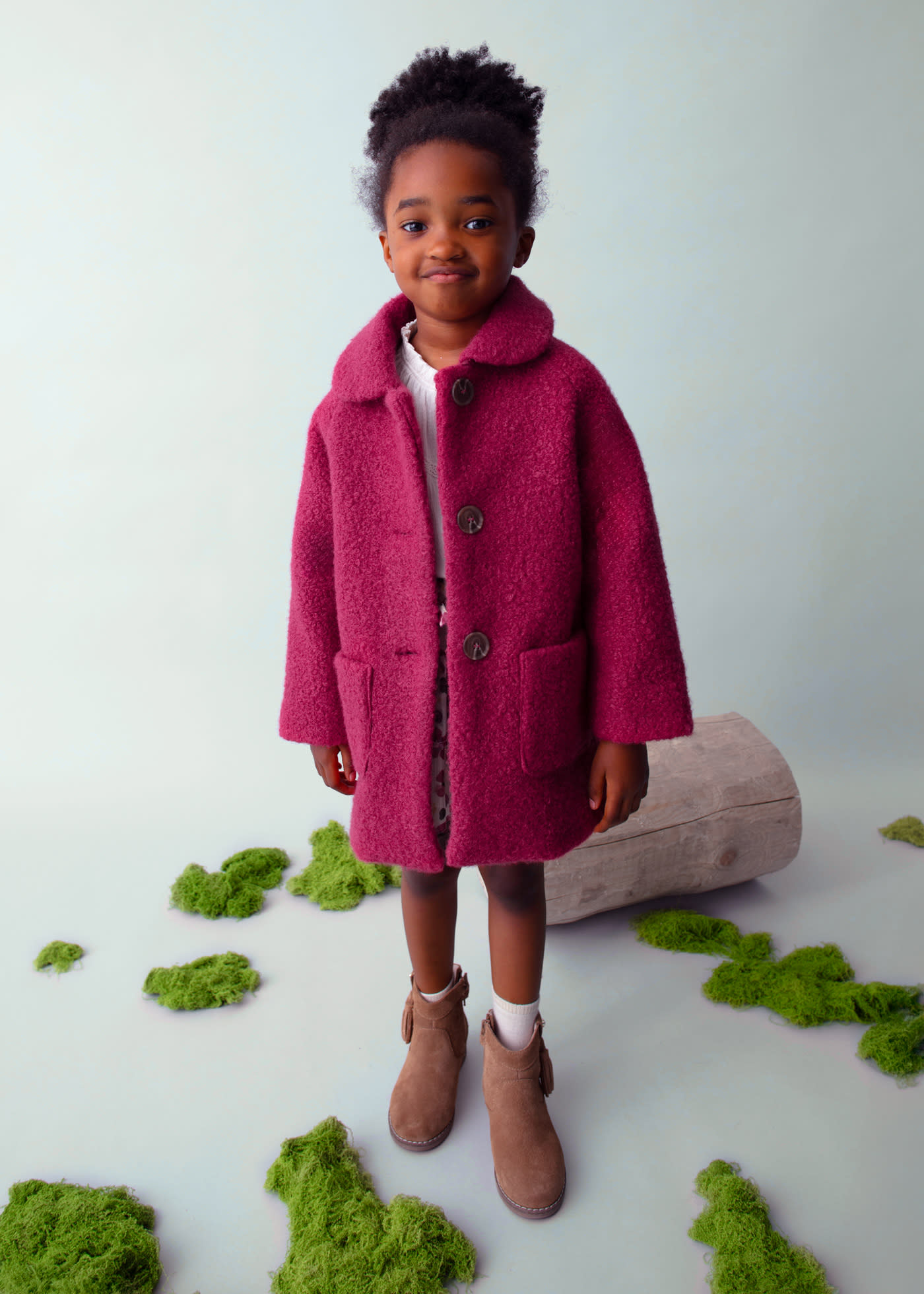 Capotto teddy bambina