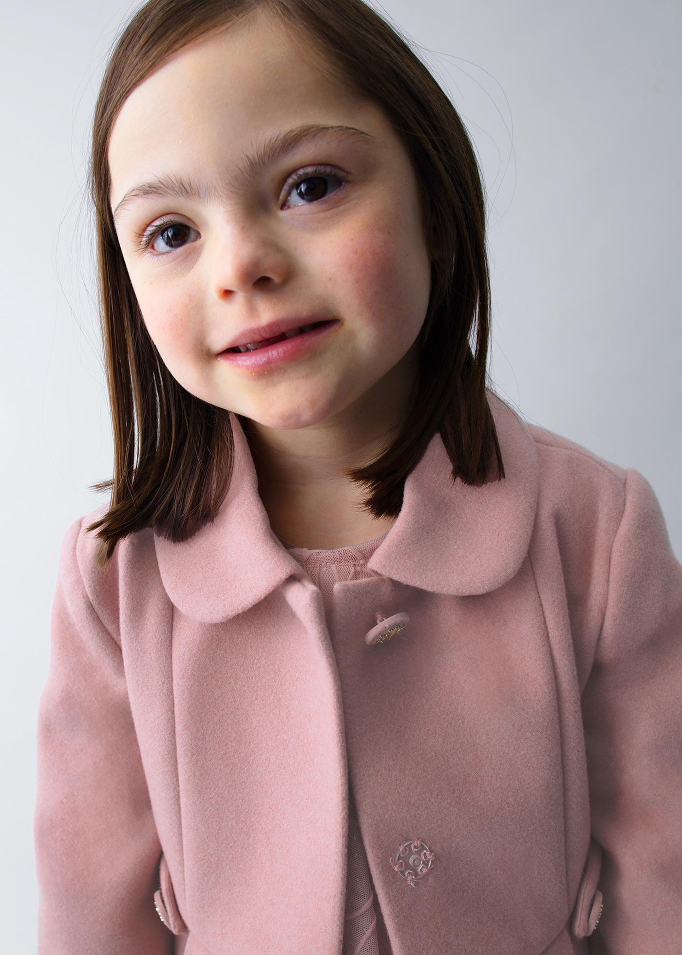 Casaco tecido menina