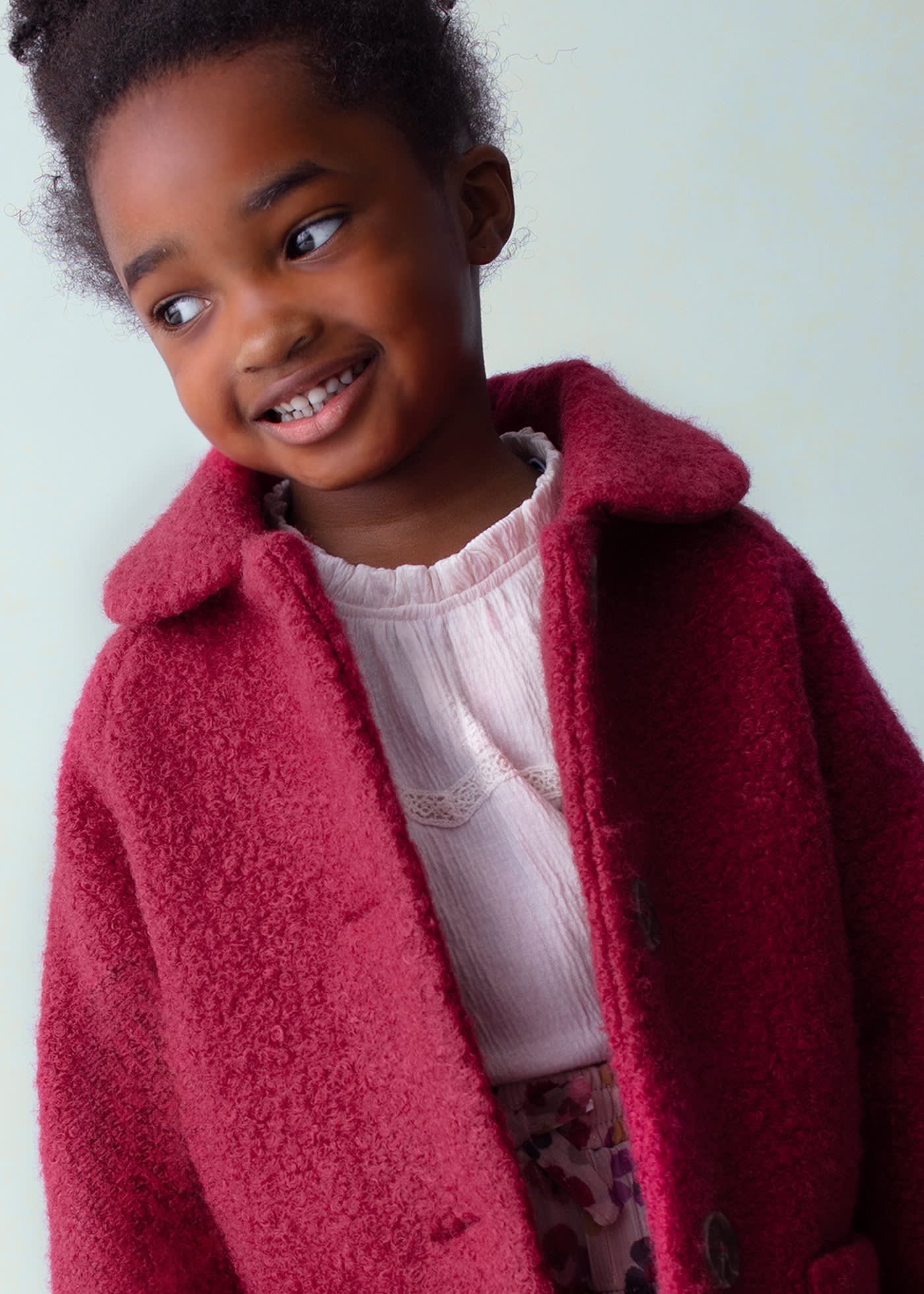 Capotto teddy bambina