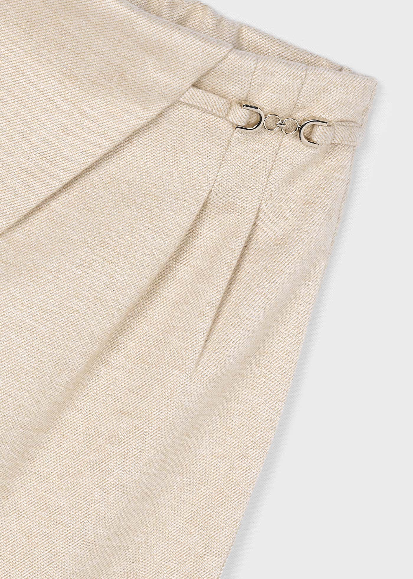 Girls trousers with pleats