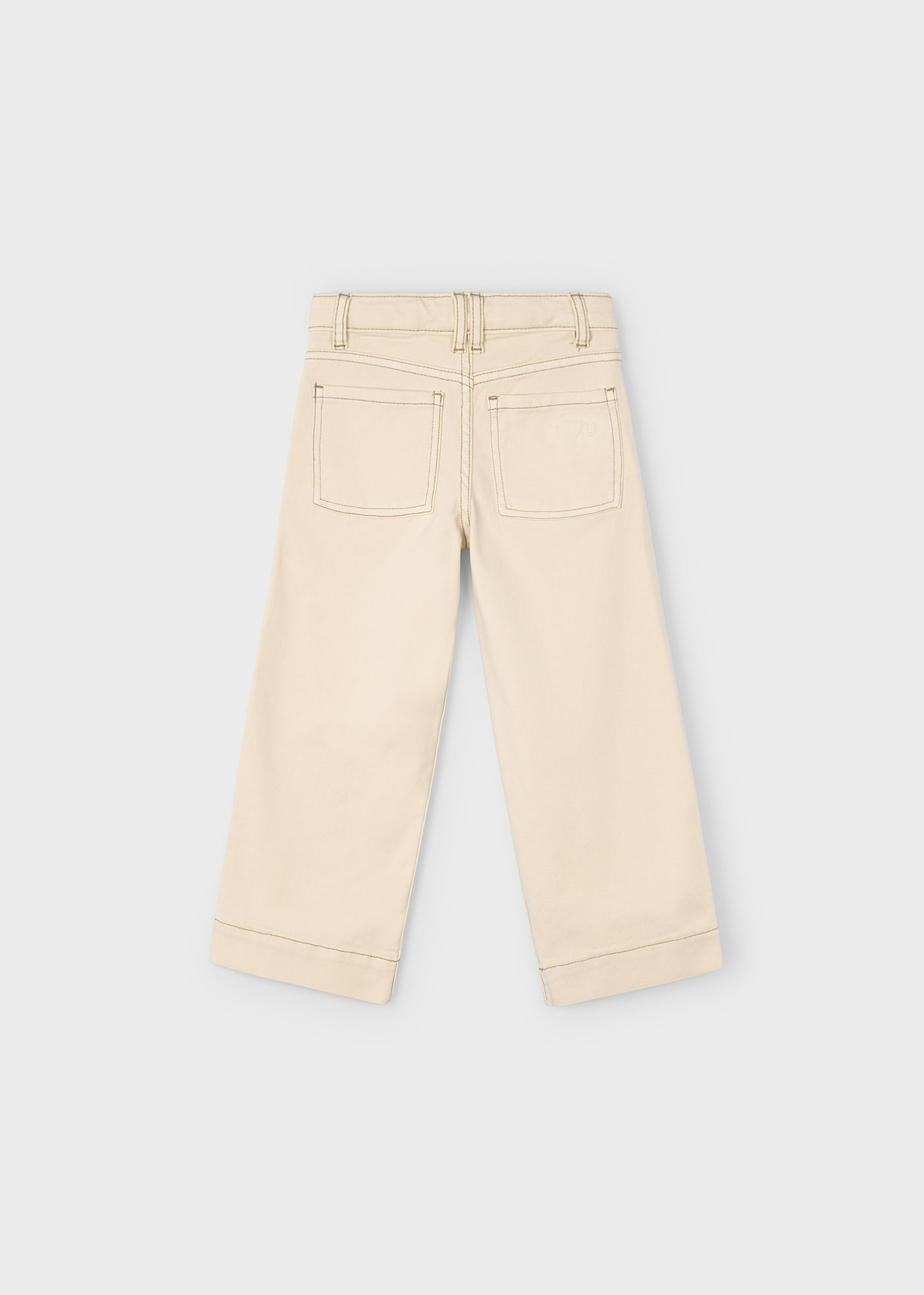 Girls twill trousers