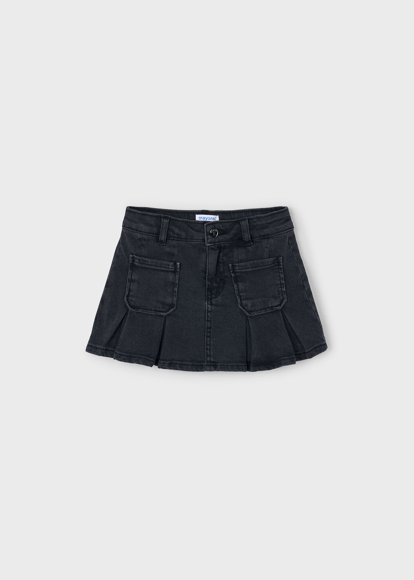 Gonna jeans pieghe bambina