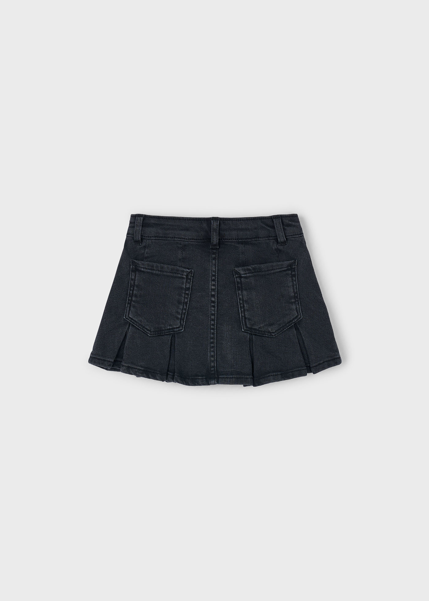 Gonna jeans pieghe bambina