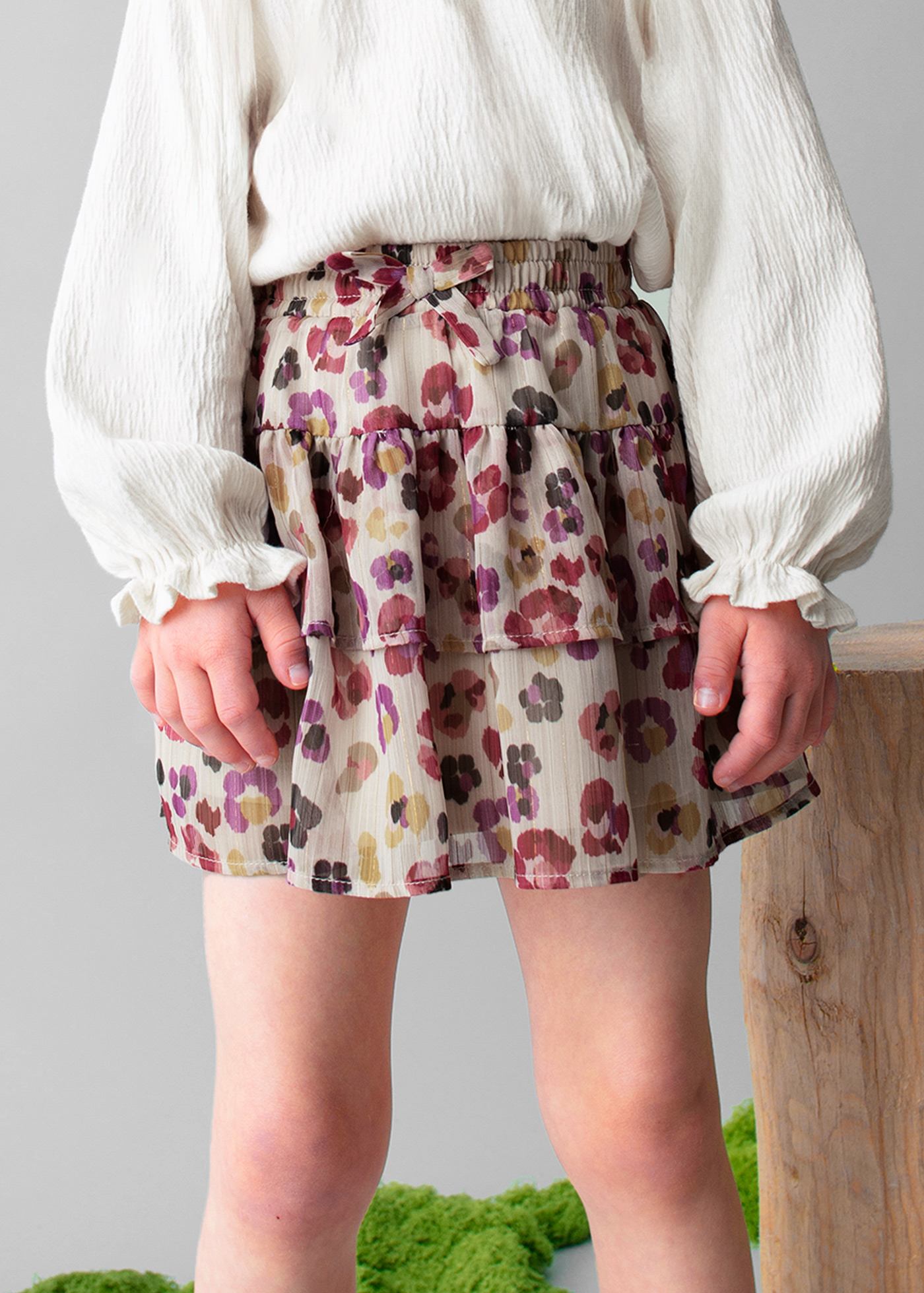 Gonna chiffon bambina