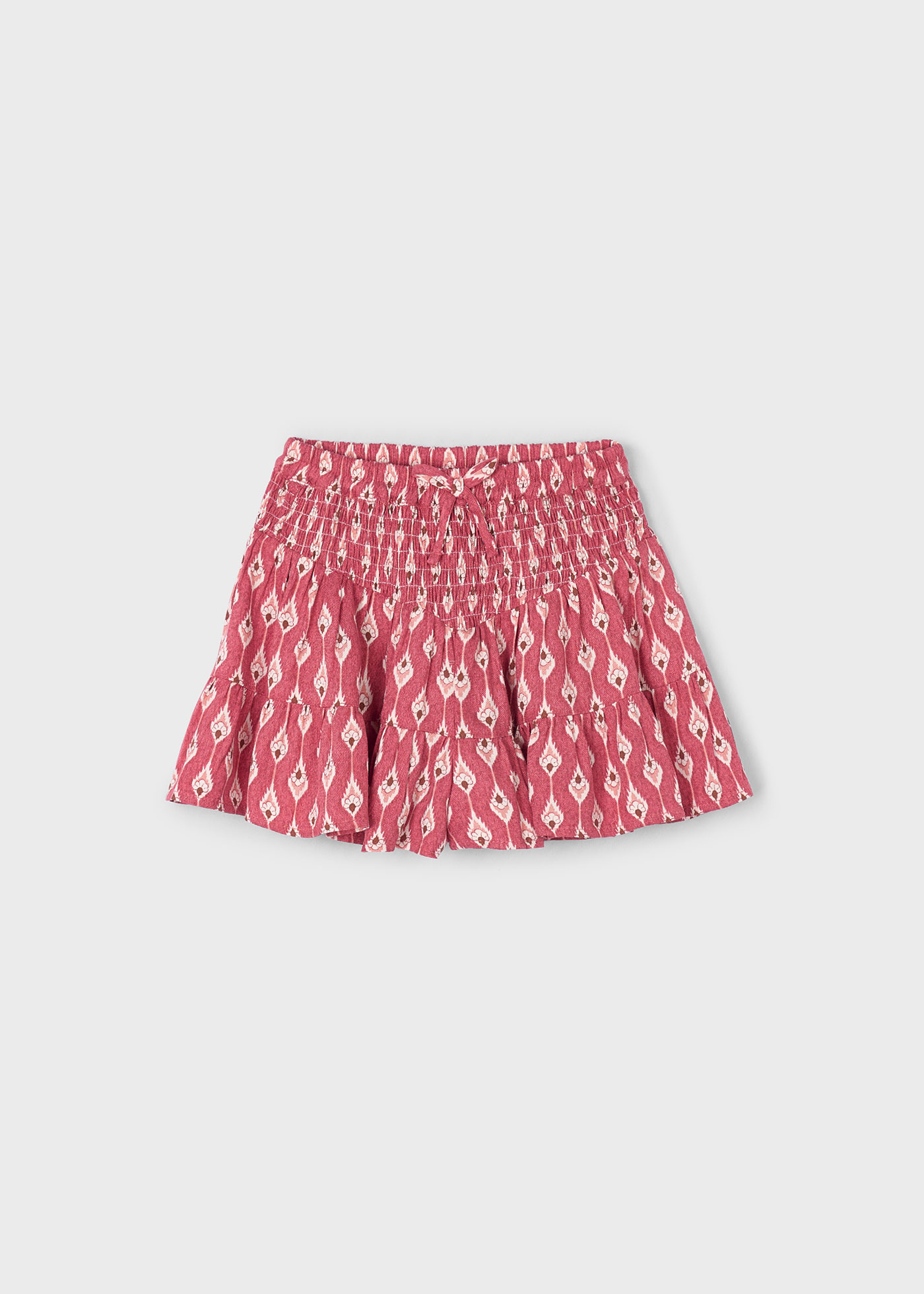 Girls printed skort