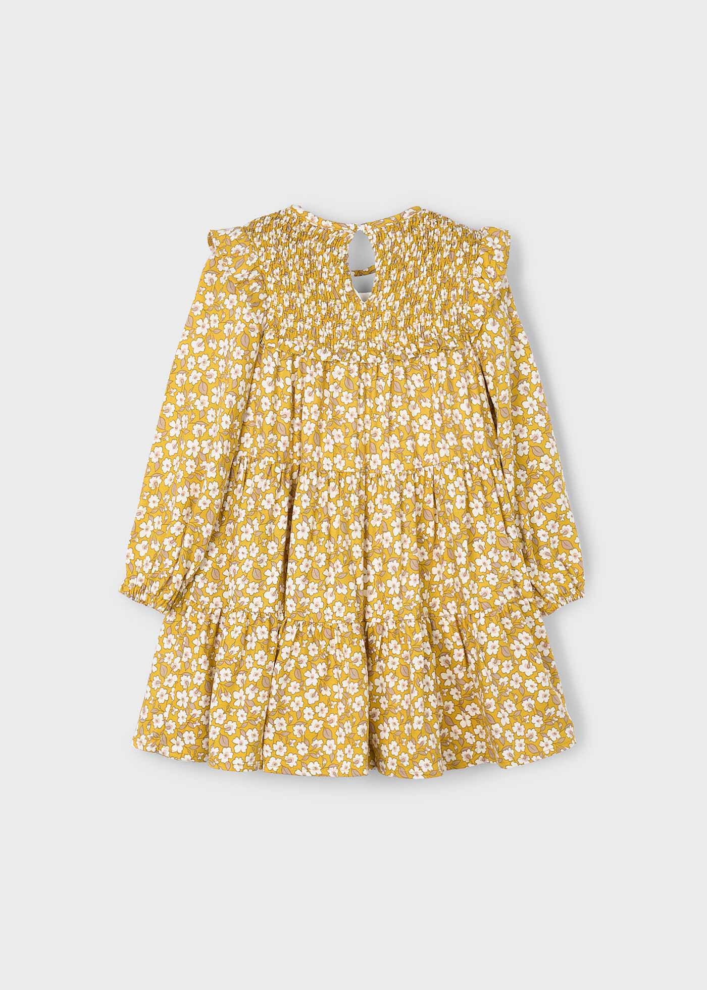 Girls viyella print dress