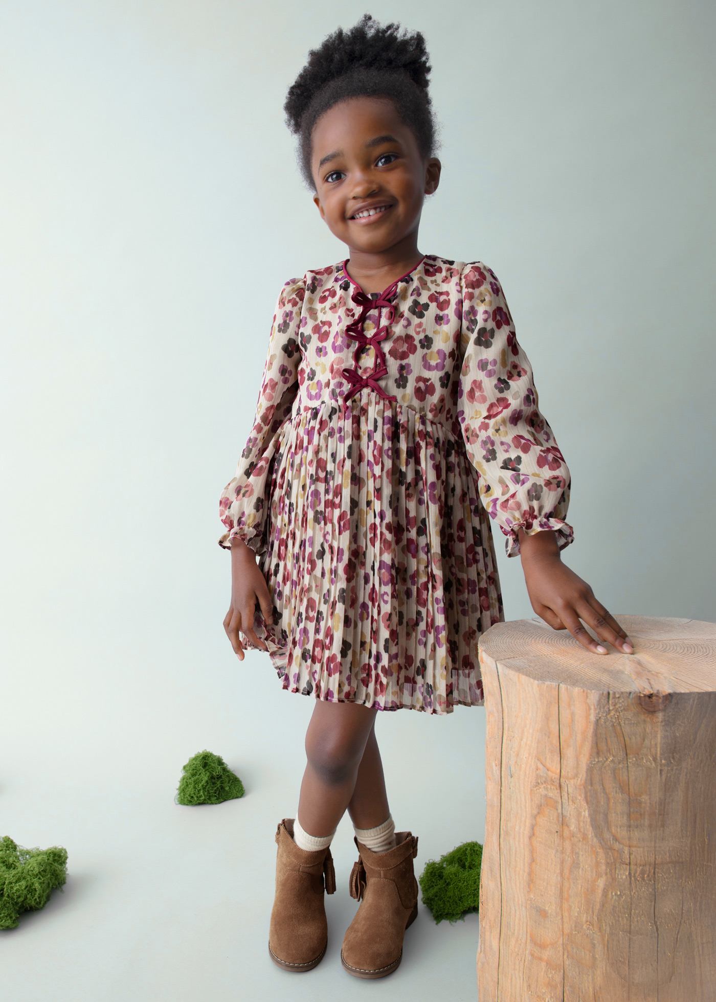 Kleid gemustert Mädchen