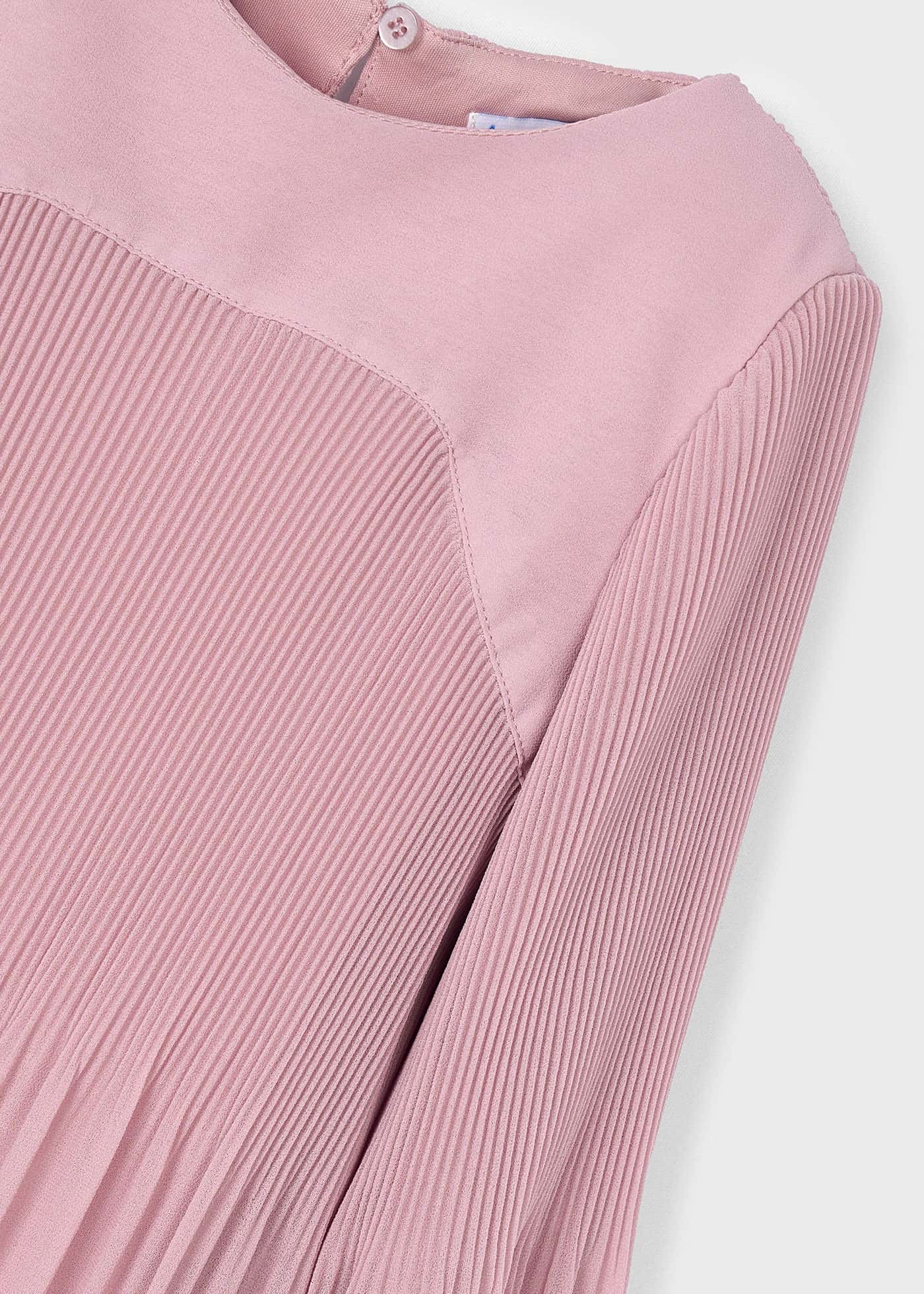 Girl Pleated Chiffon Dress