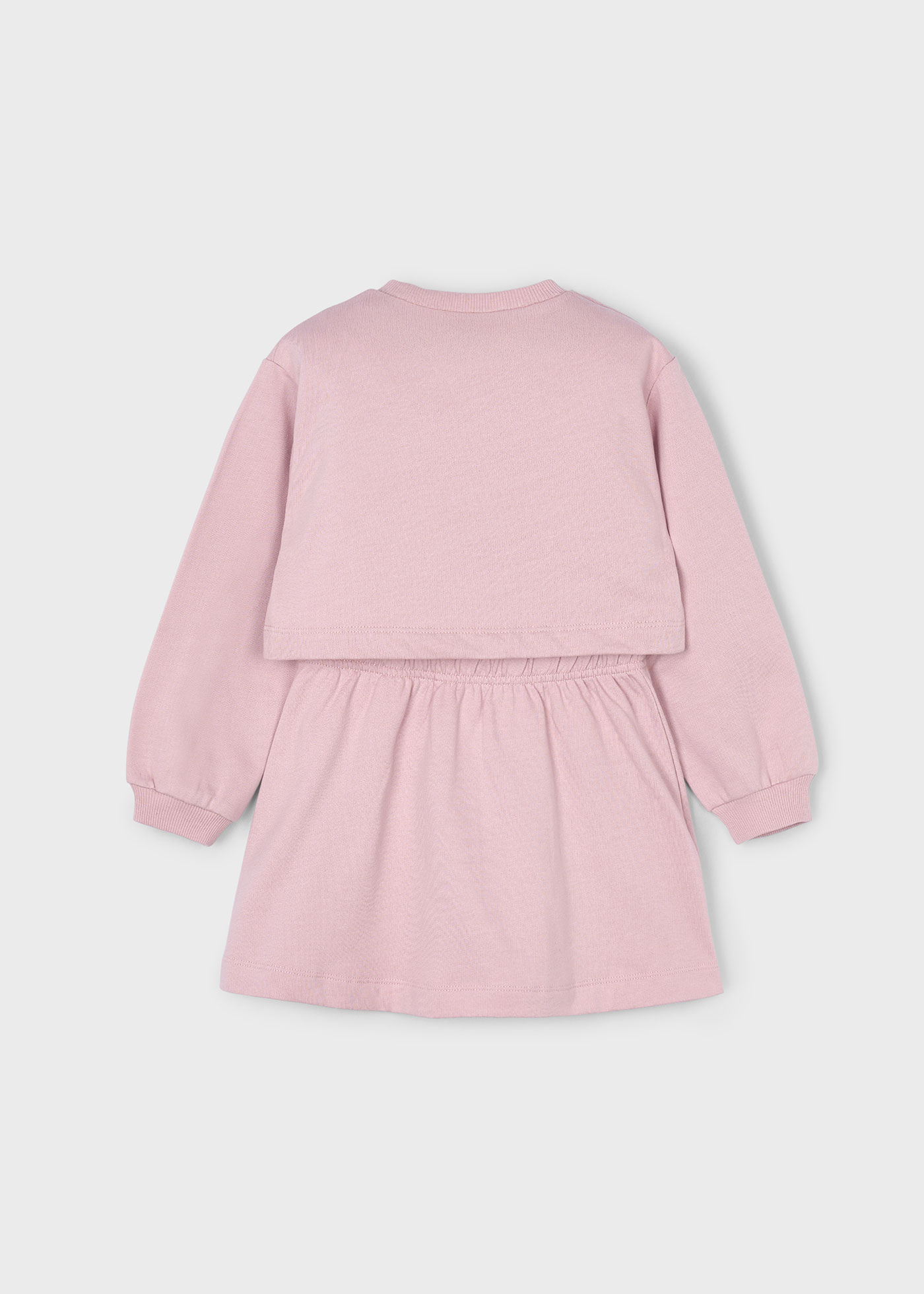 Robe avec sweat fille