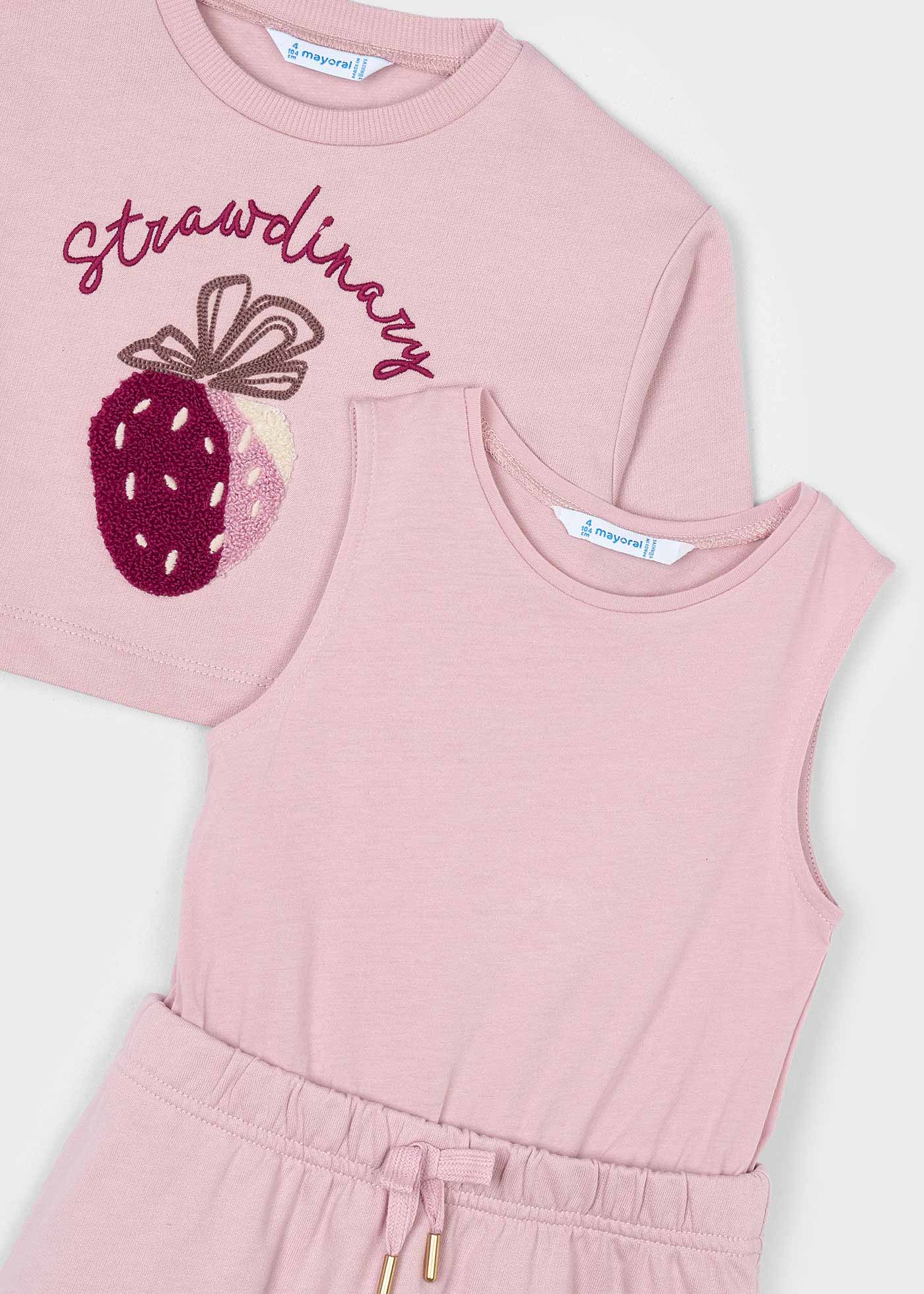 Kleid mit Sweatshirt Mädchen