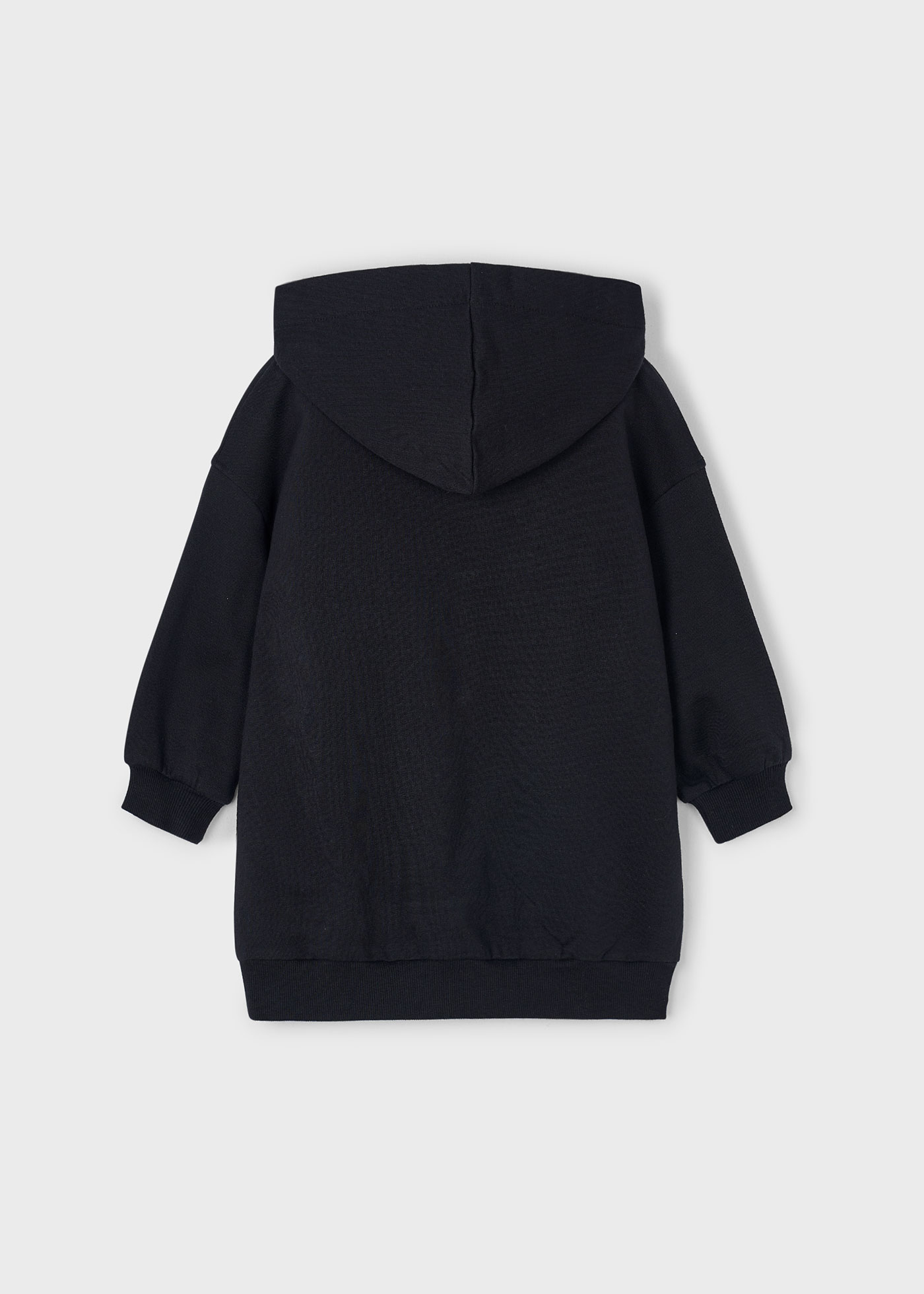 Robe en molleton à capuche fille