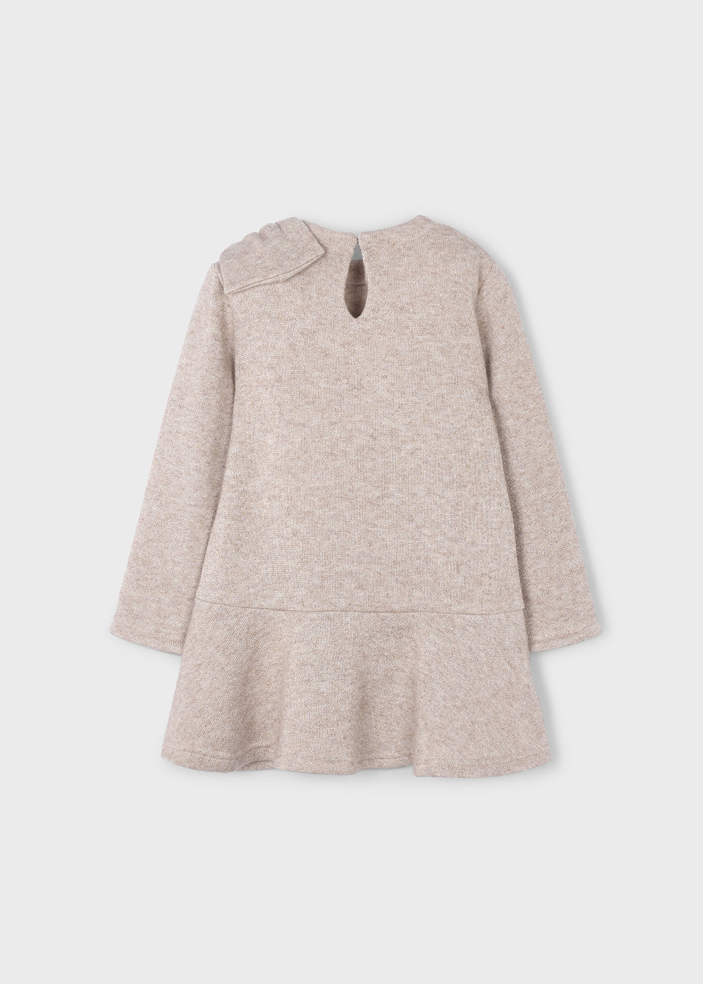 Vestido tricot lazo niña