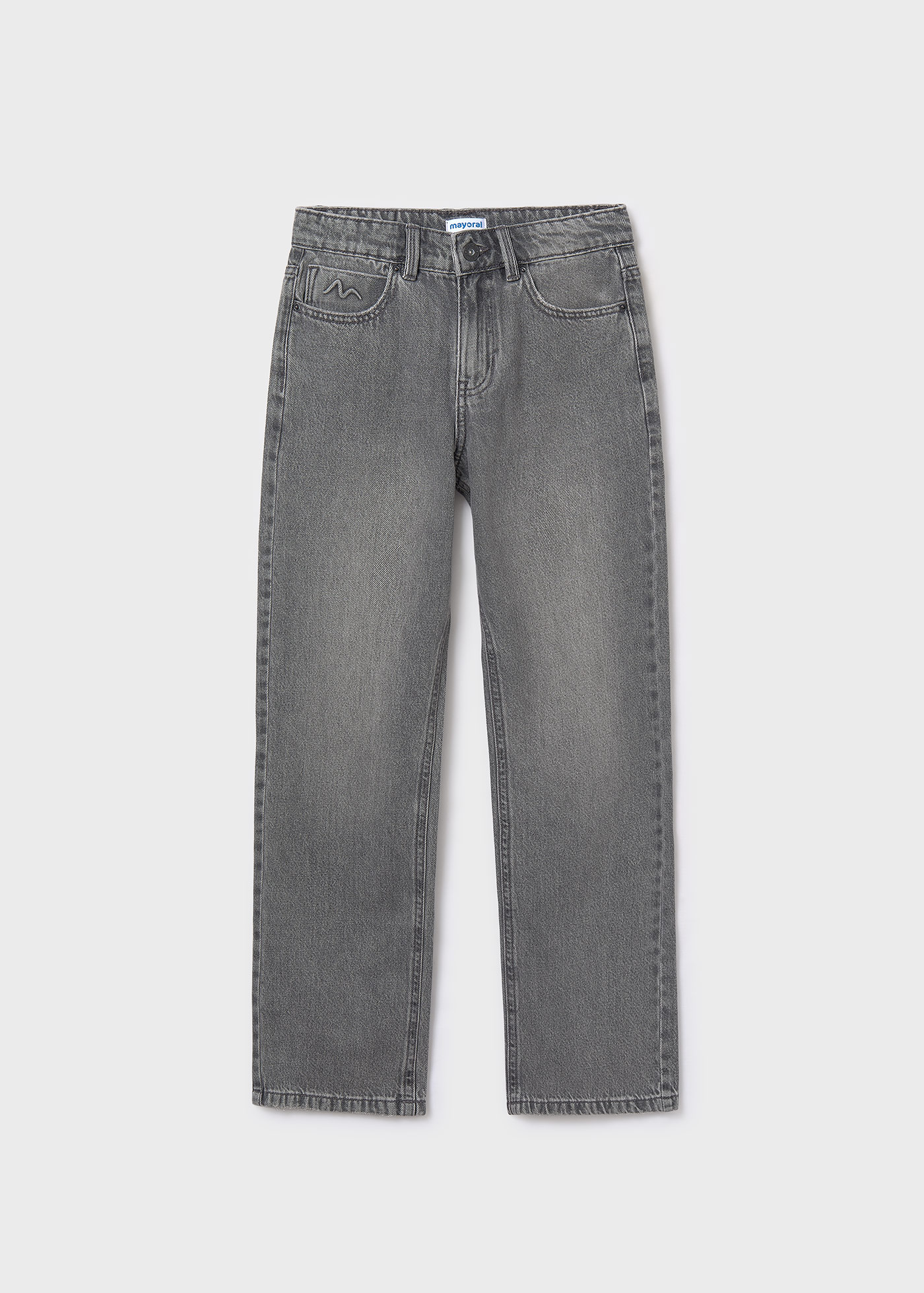 Pantalon large en denim fille