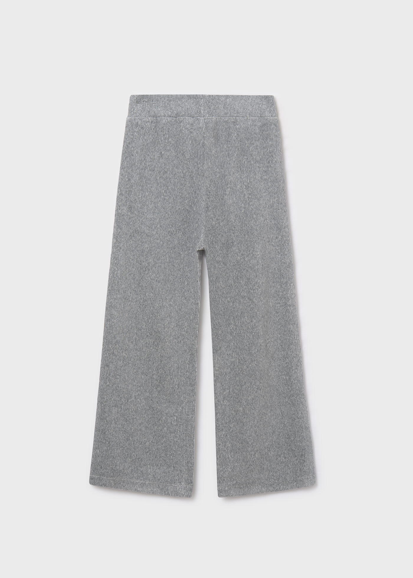 Pantaloni din tricot reiat fata