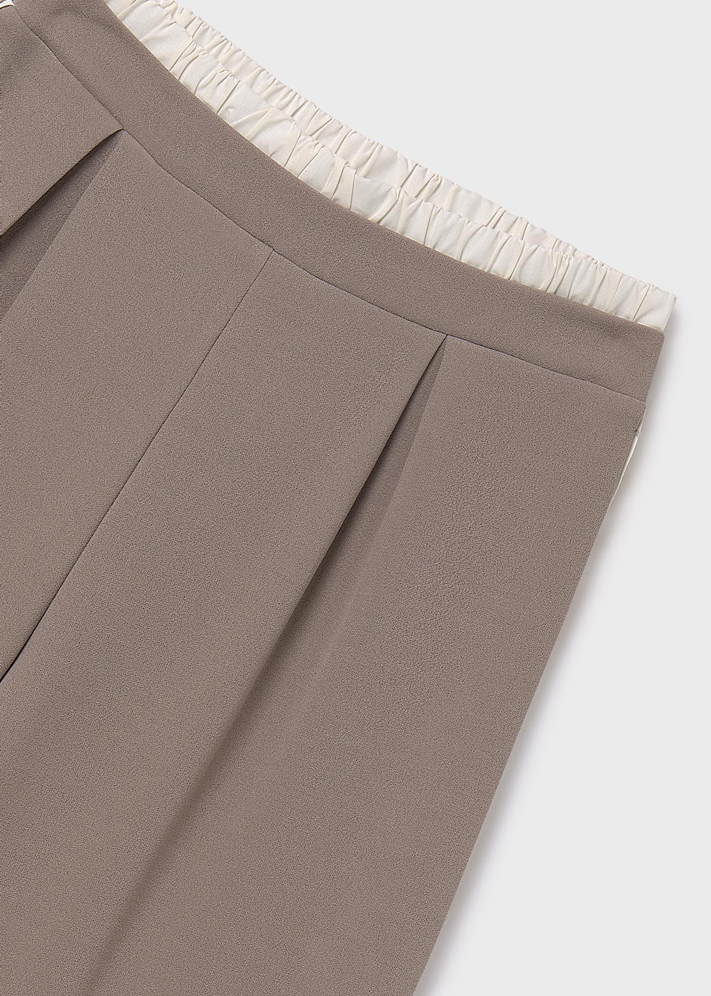 Girls double waisted trousers