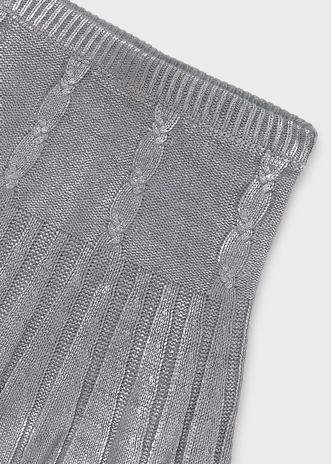 Gonna tricot treccia ragazza