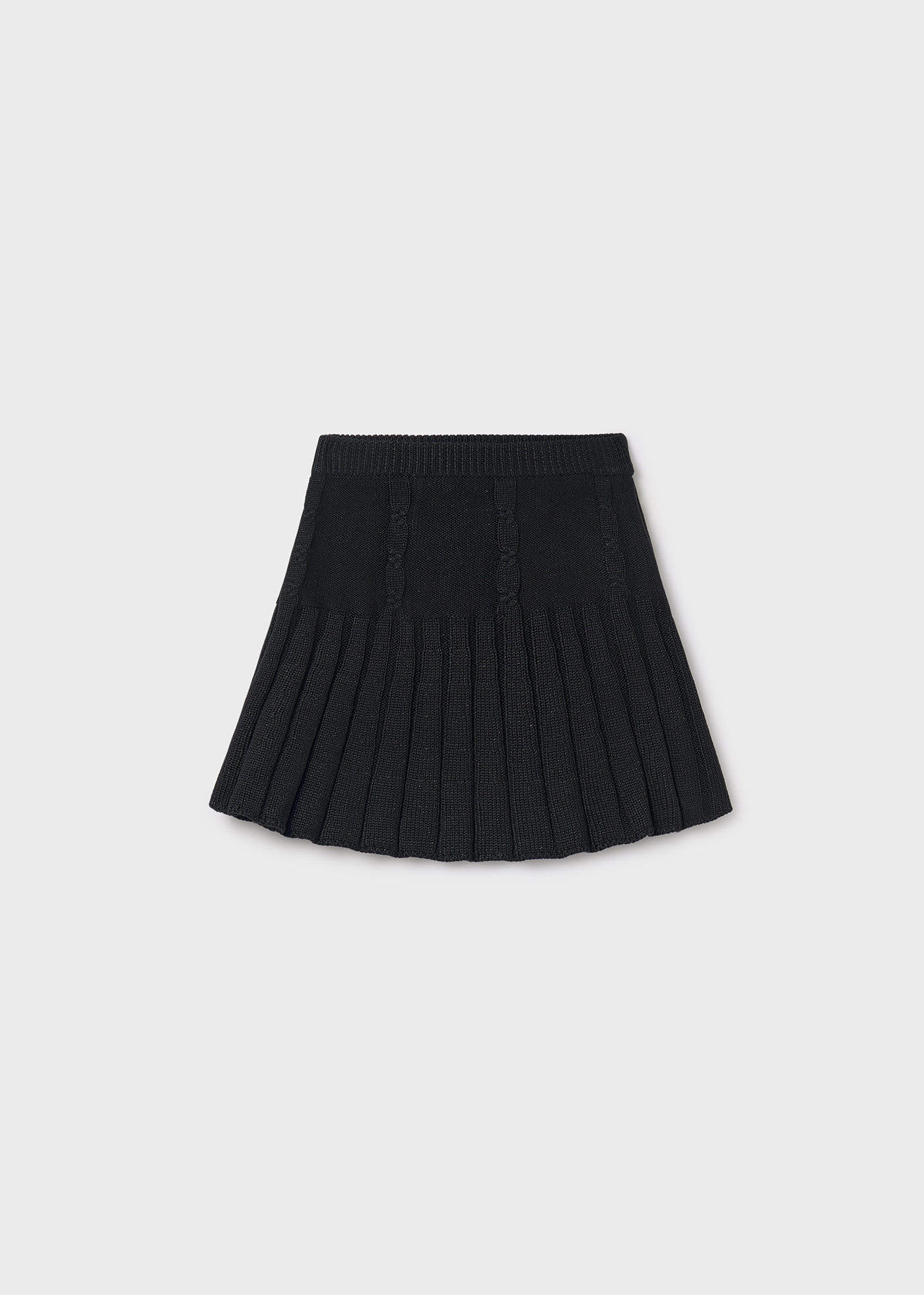 Girls braided knit skirt
