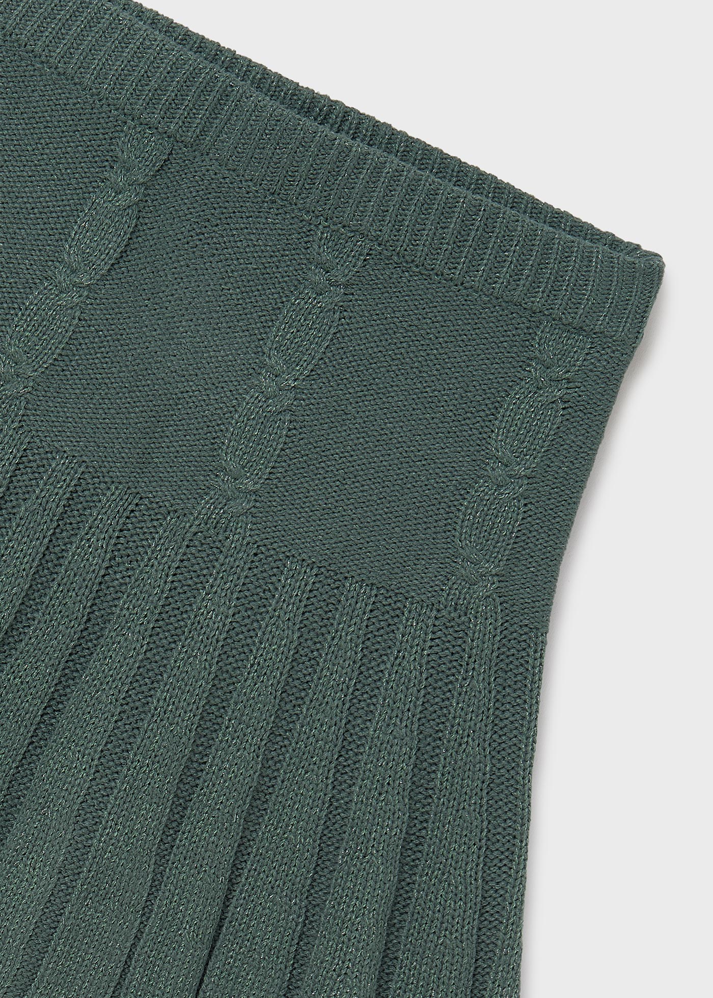 Girls braided knit skirt