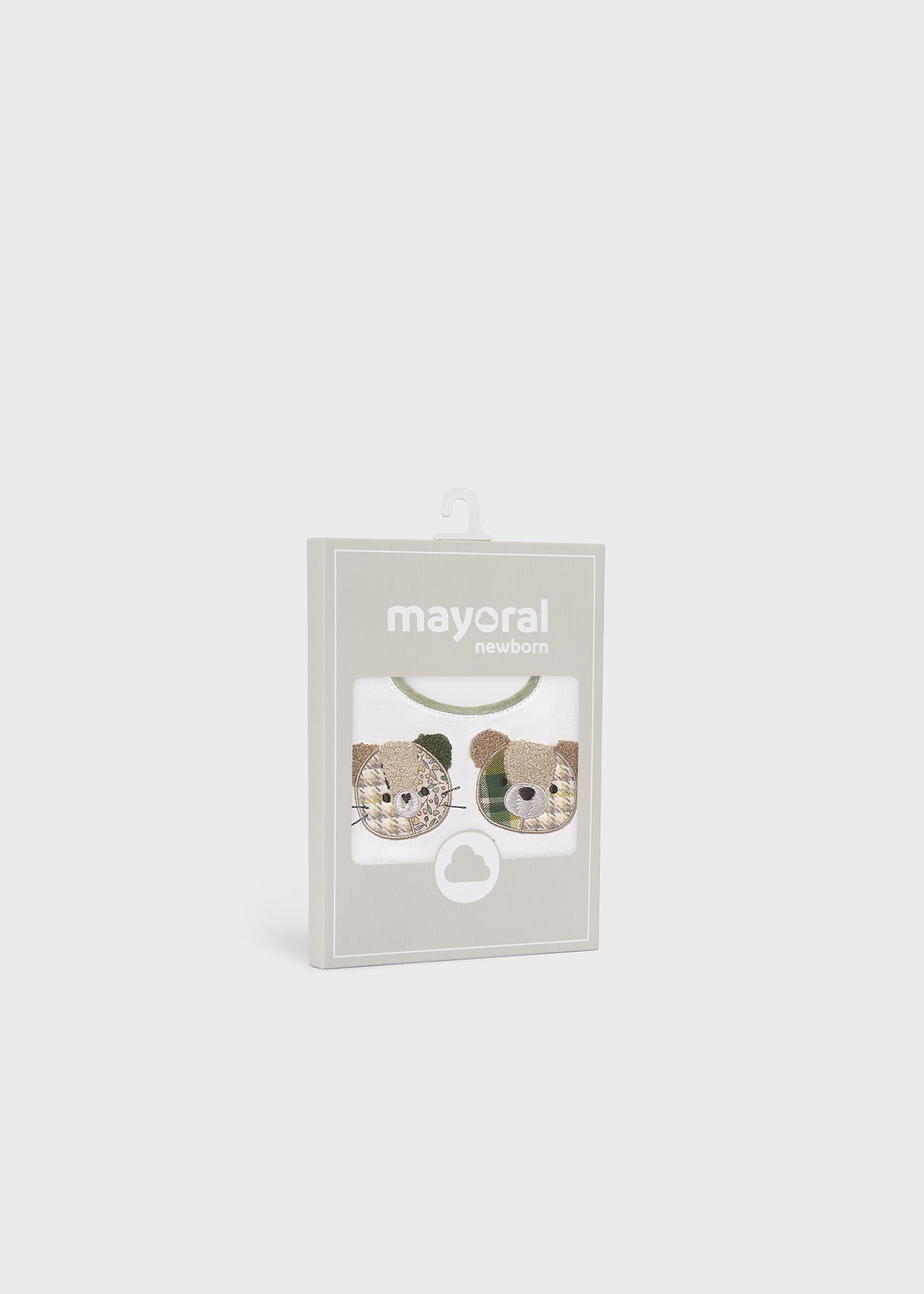 Set 2 baberos impermeables bebé