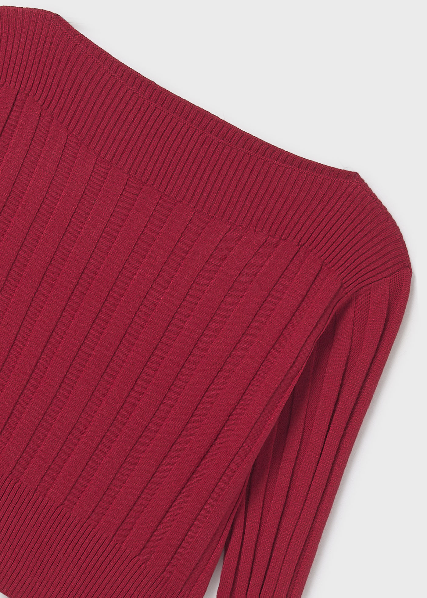Girls detailed rib knit jumper
