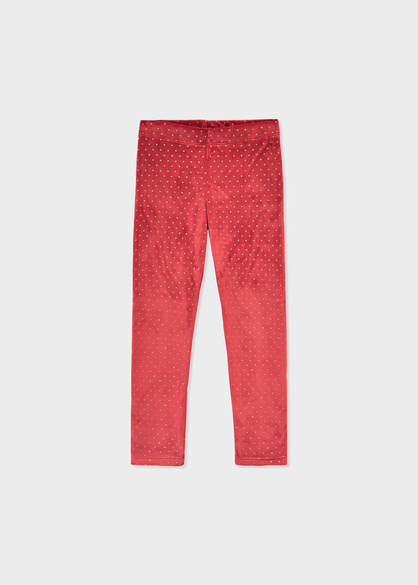 Girls velvet leggings